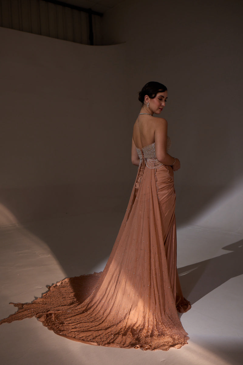 Qulara Drape Lehenga