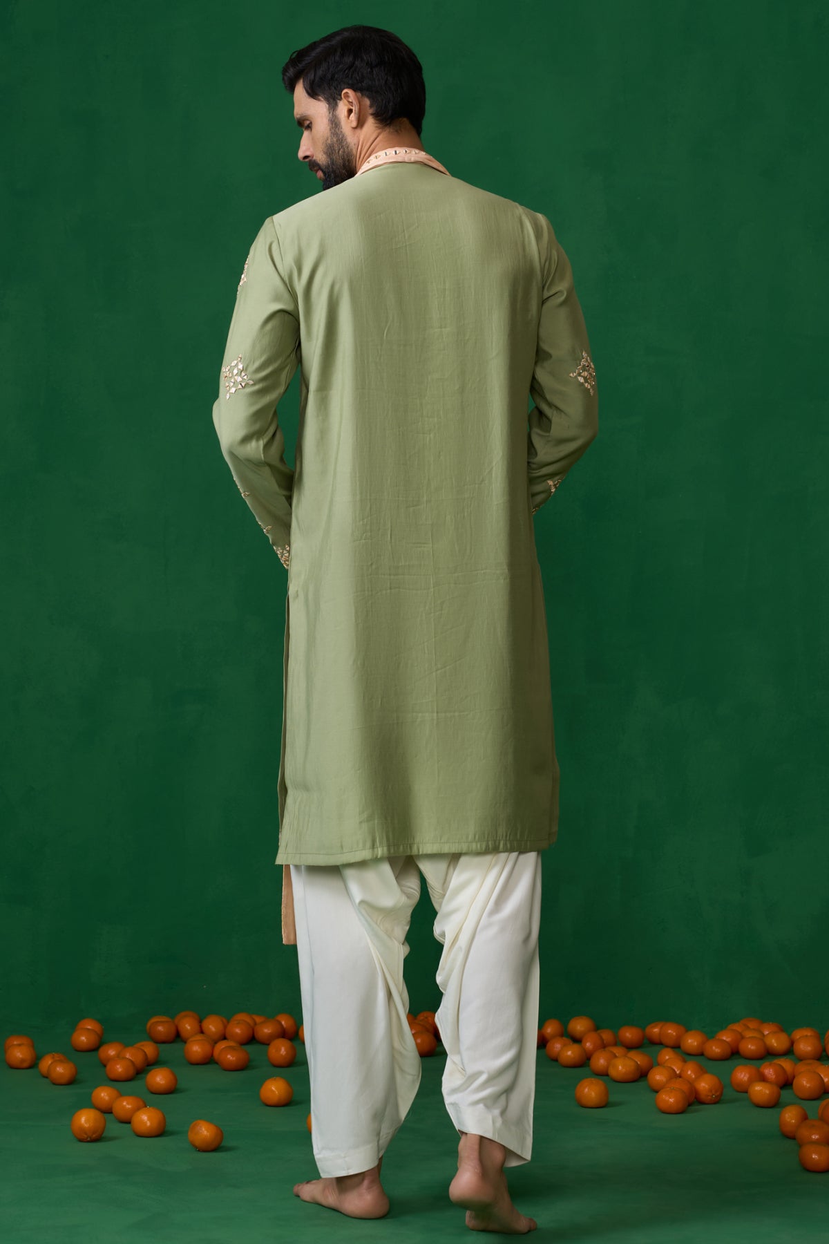 DARPAN GREEN KURTA SET
