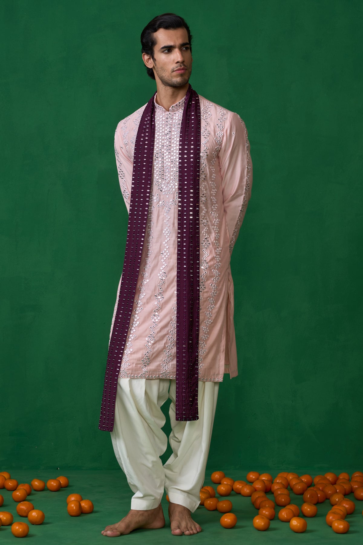 DARPAN PINK KURTA SET
