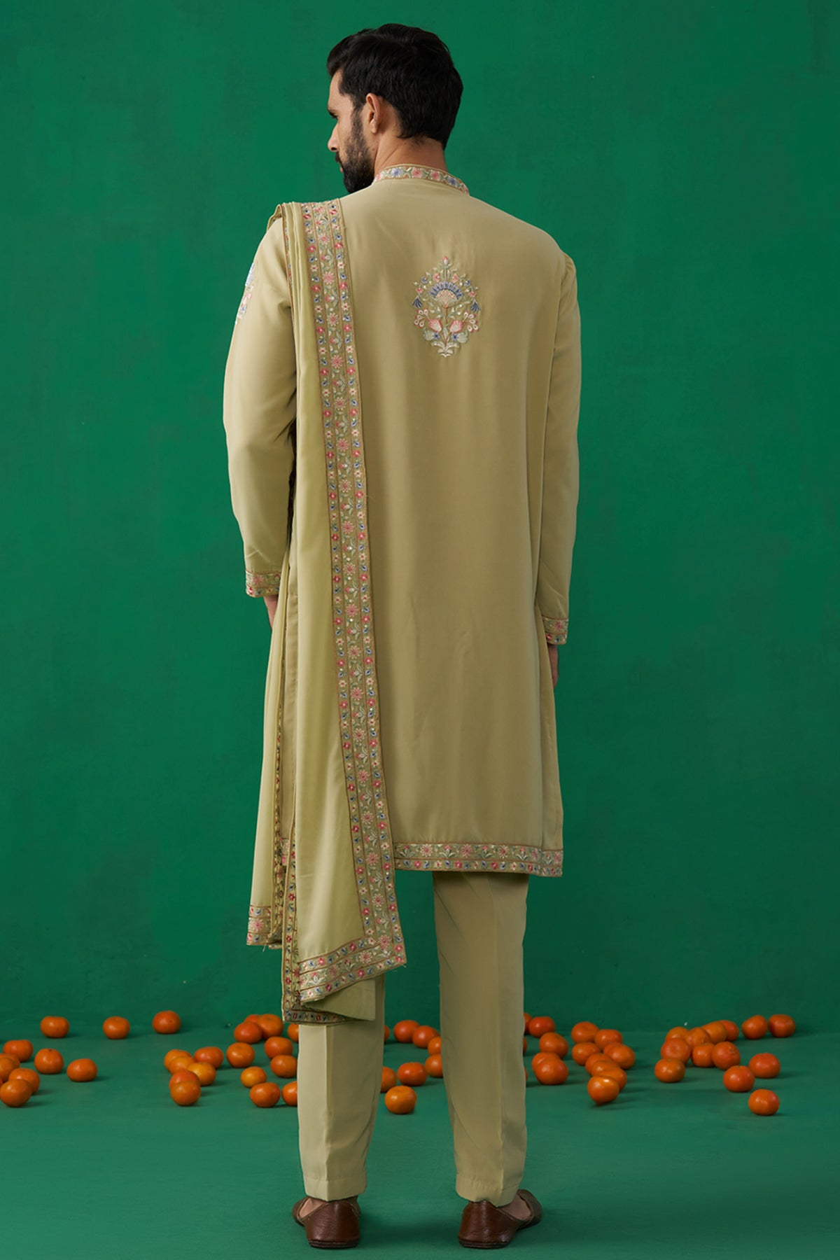 DEER GREEN KURTA SET