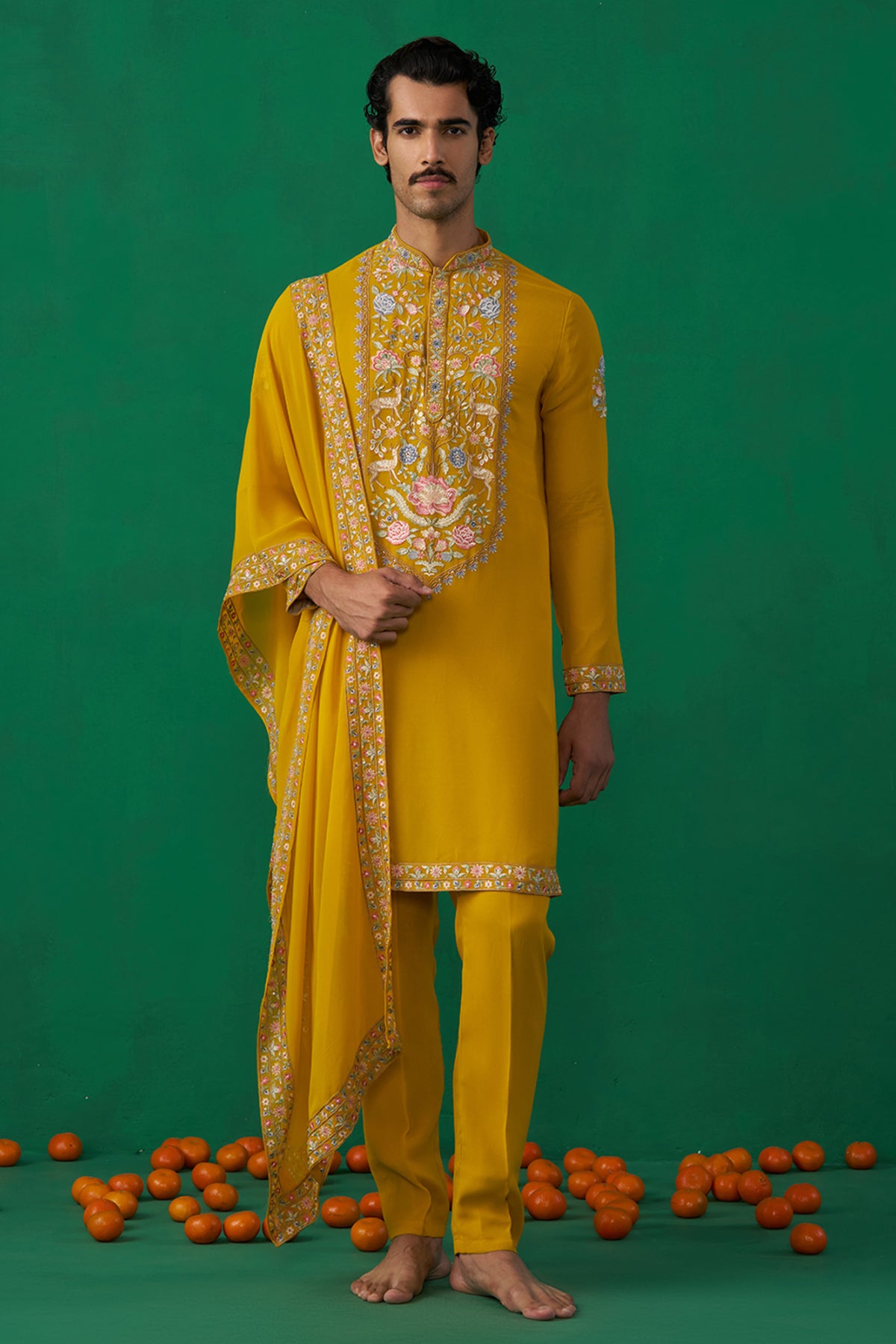 DEER HALDI KURTA SET