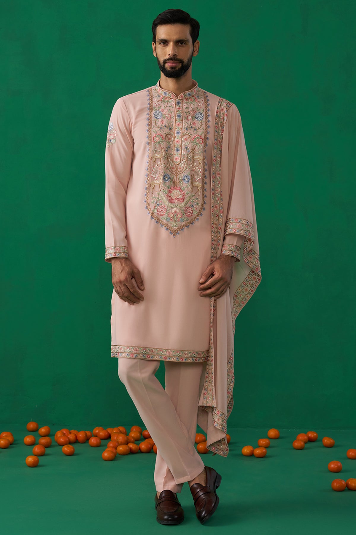 DEER PINK KURTA SET