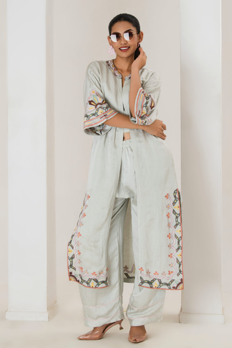 Fathia Jacket Set