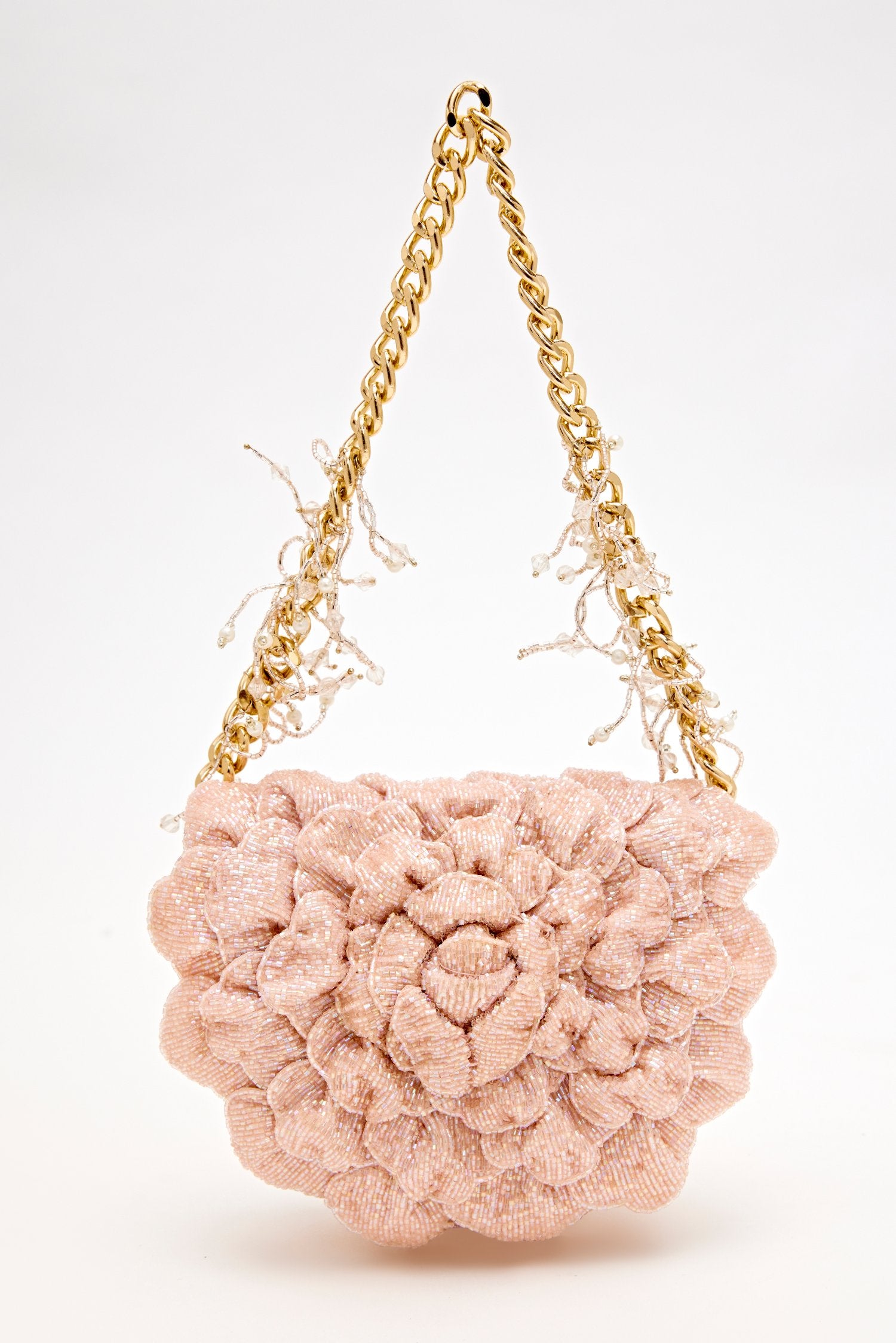 Coco Mini Beaded Sling – Blush