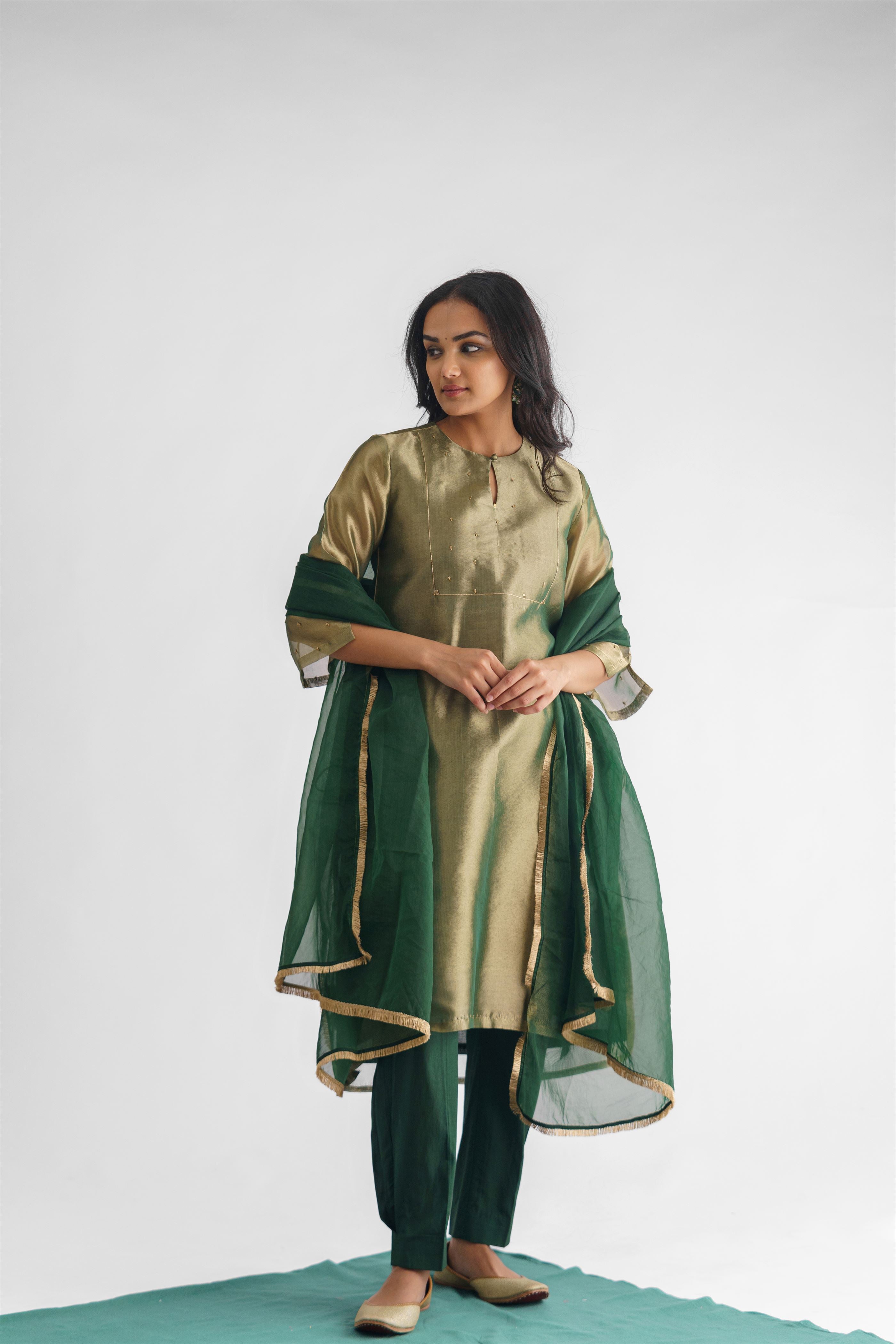 Abhilasha Kurta With Pant And Dupatta (Set Of 3)