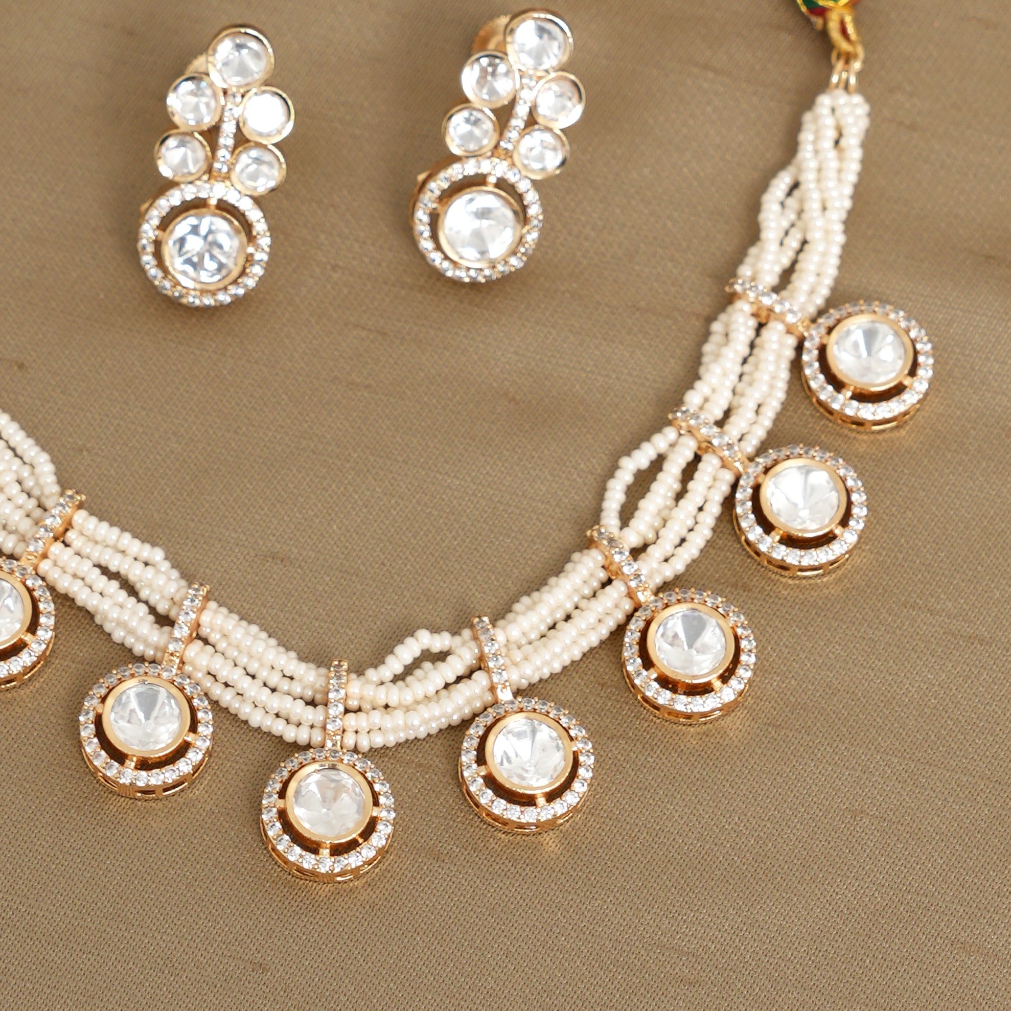 Disha Pearls Necklace Set