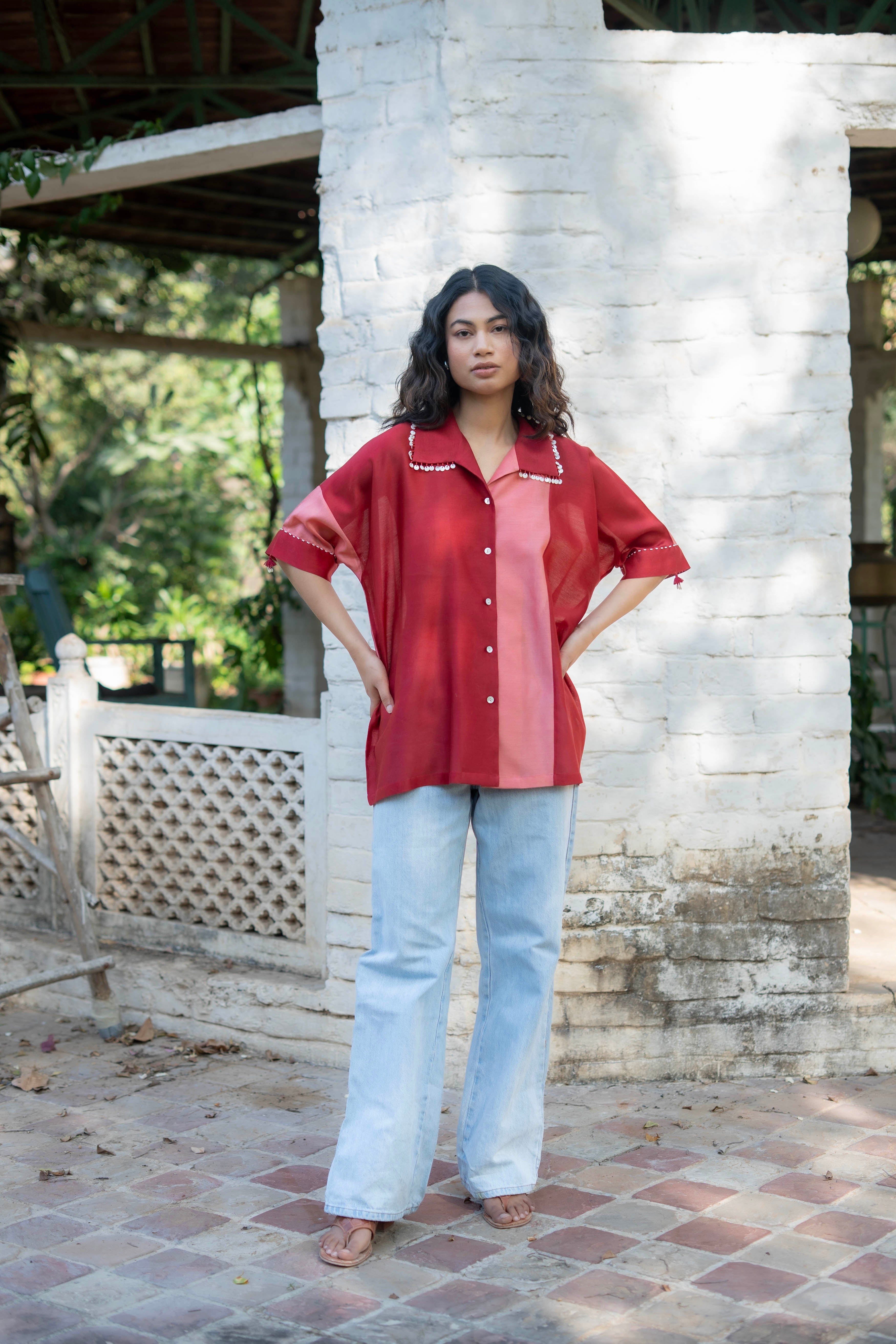 Tokyo Shirt Red Pink