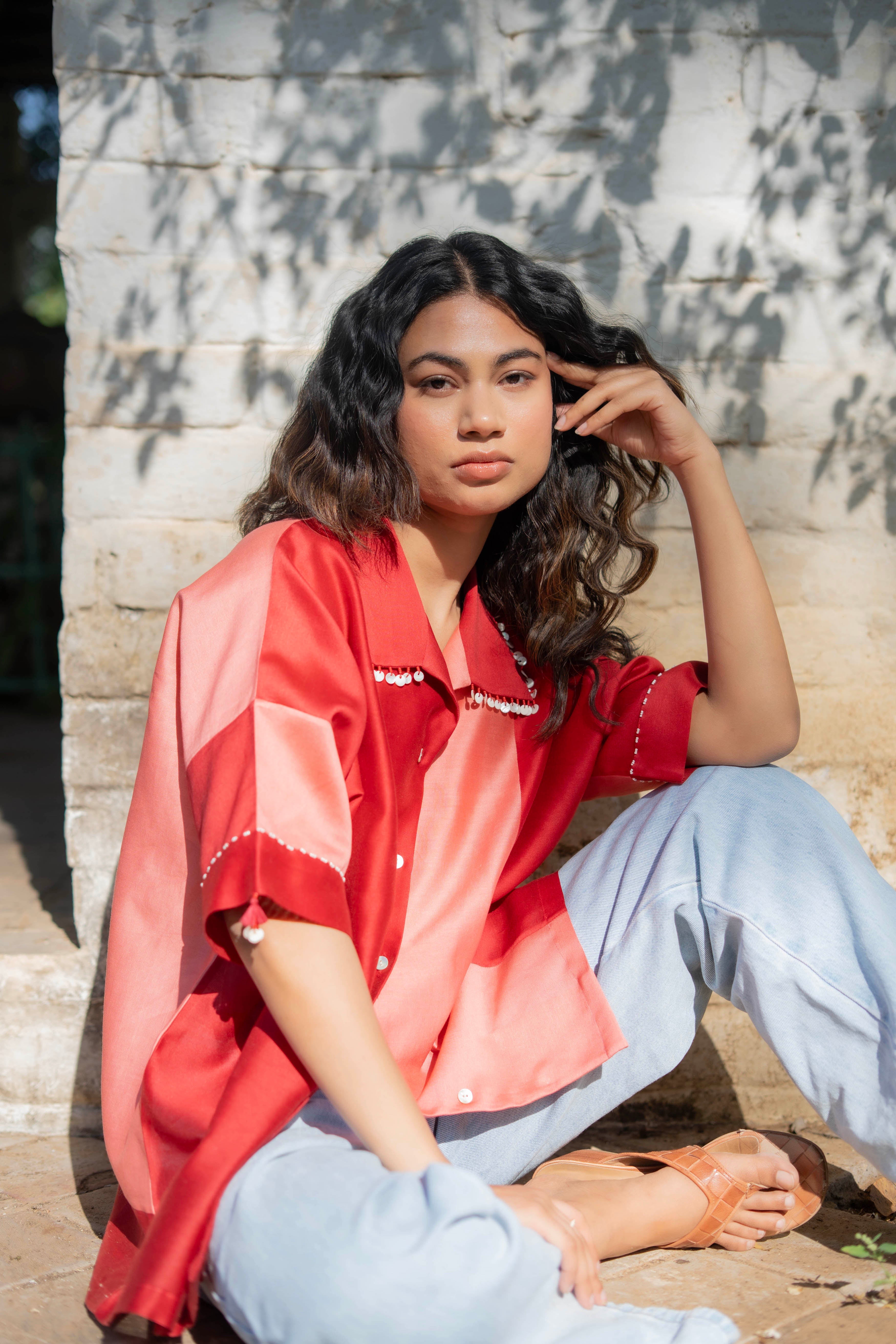 Tokyo Shirt Red Pink