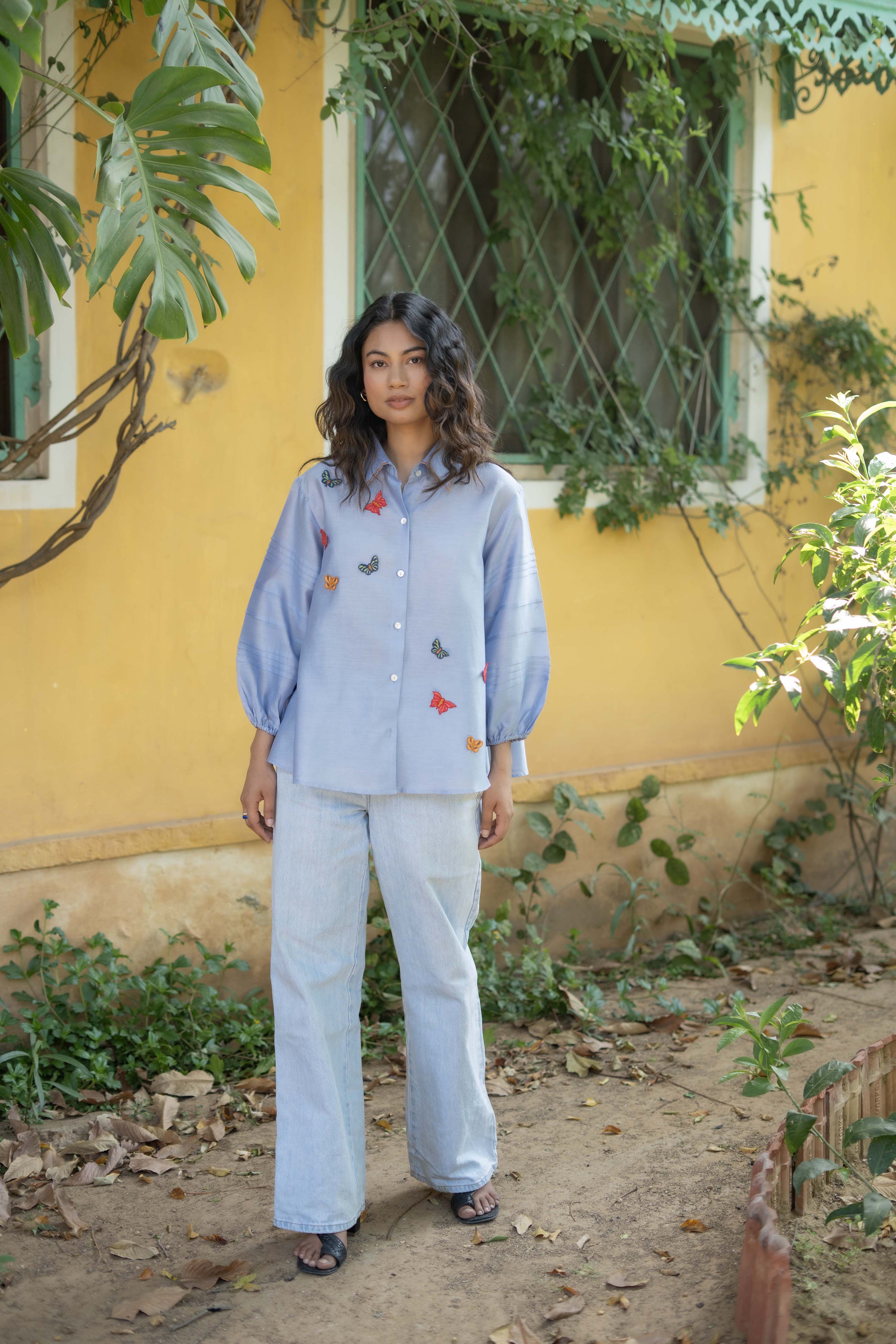 Flutter Shirt Cloud Blue