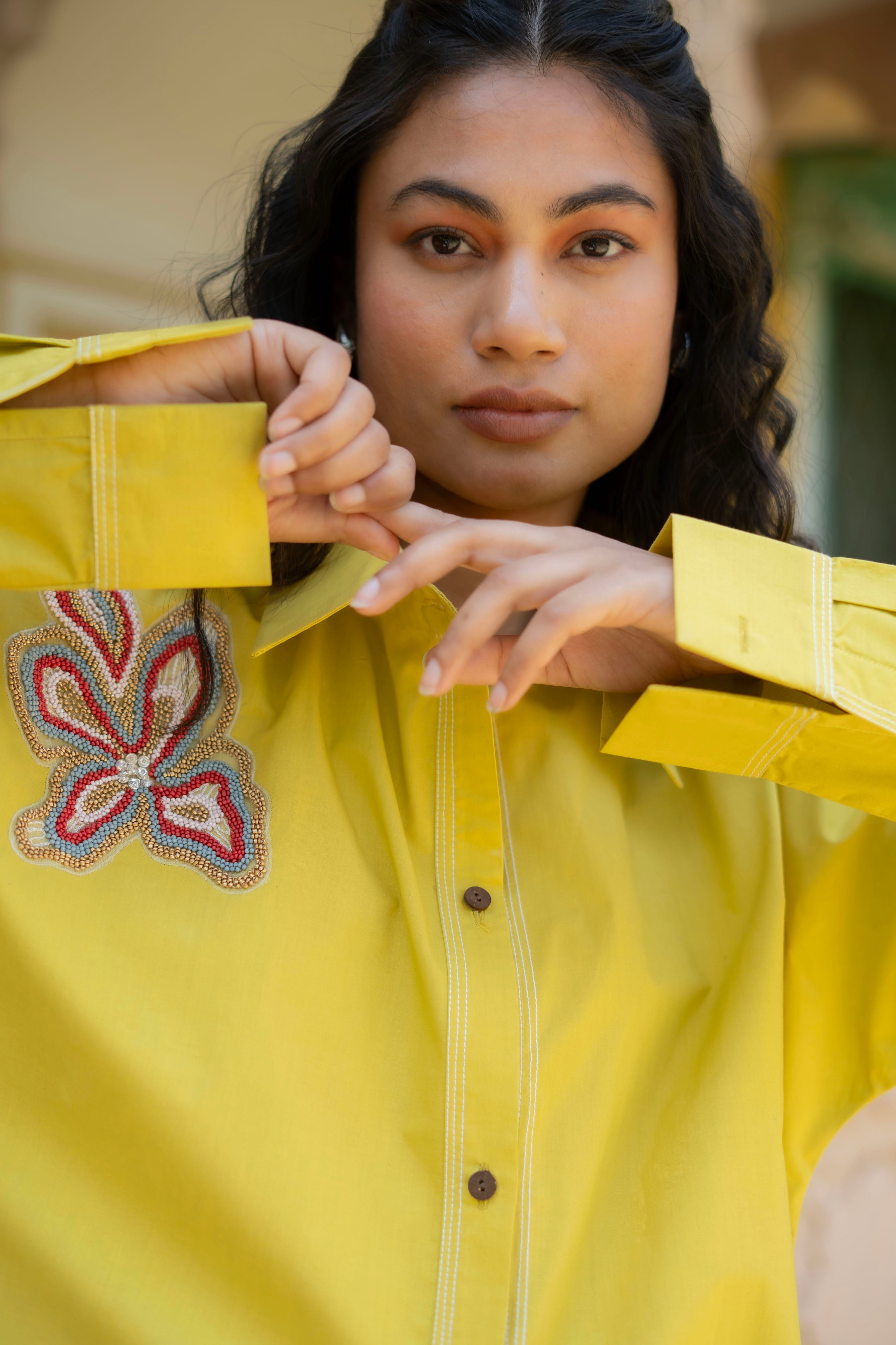 Sulfer Shirt Lime Yellow