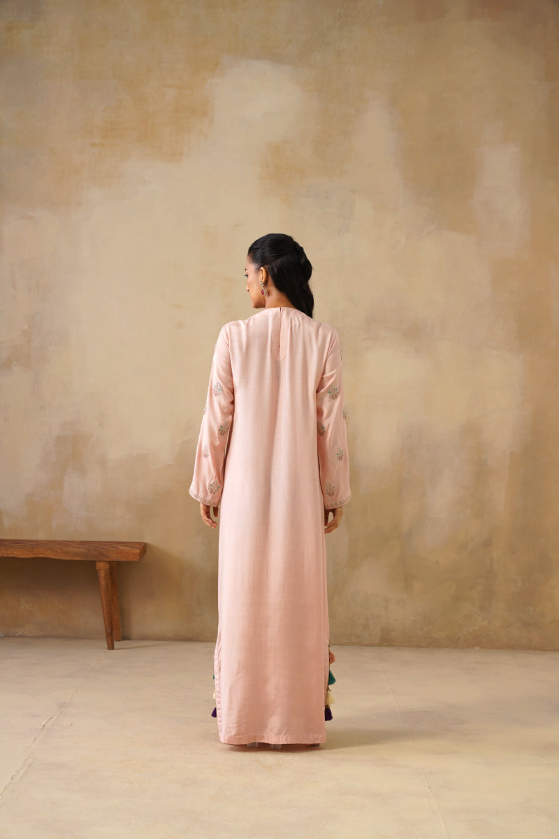 Noor Pink Full Length Dress