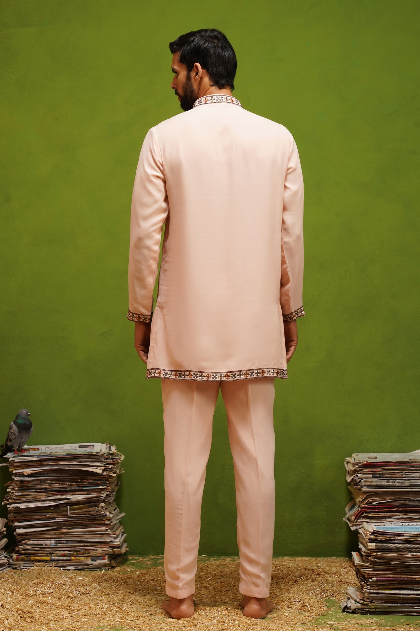 SAATHI PINK SHORT KURTA SET