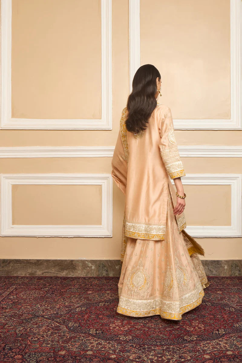 Raina-Kurta With Sharara And Dupatta