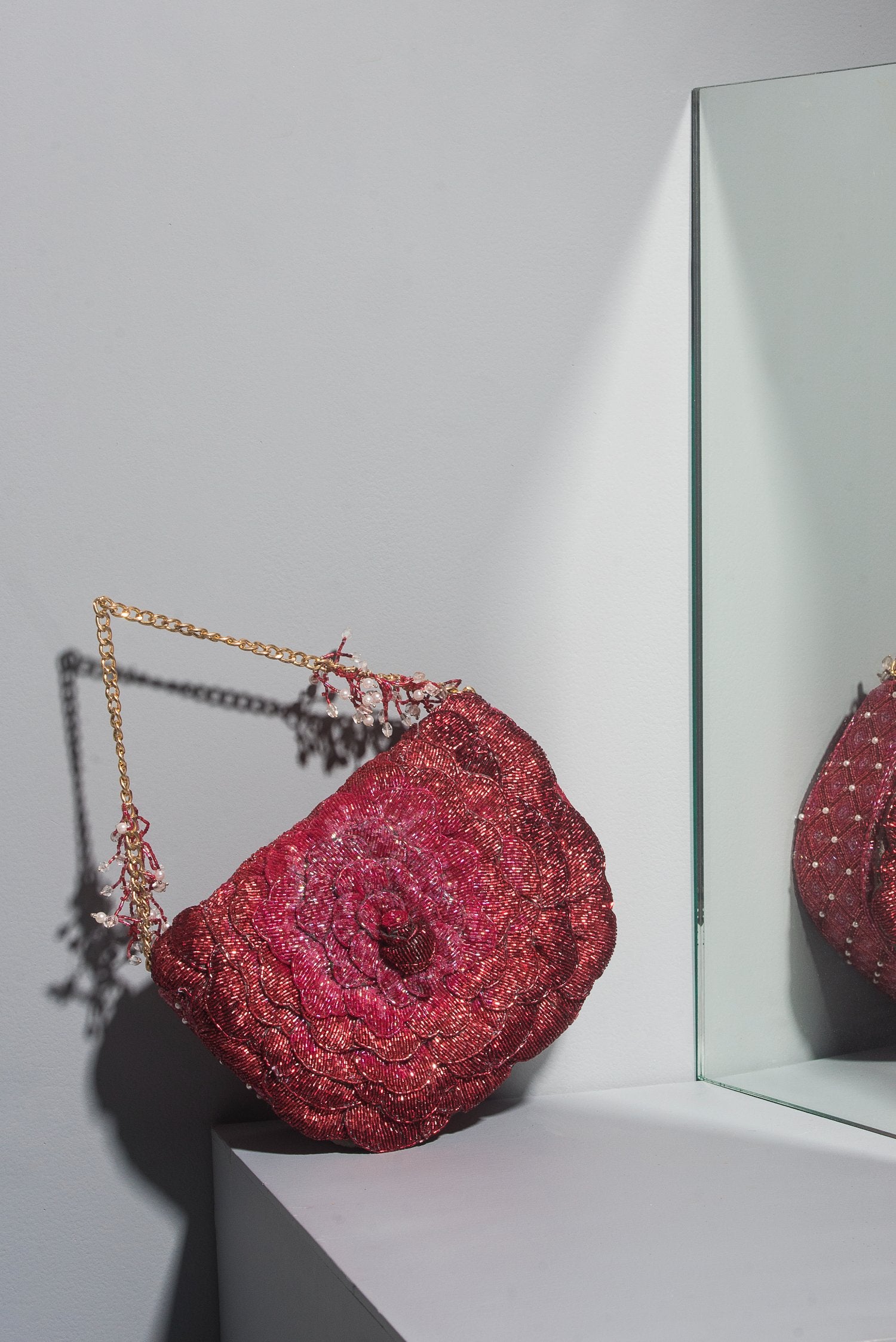 Coco Beaded Sling – Red