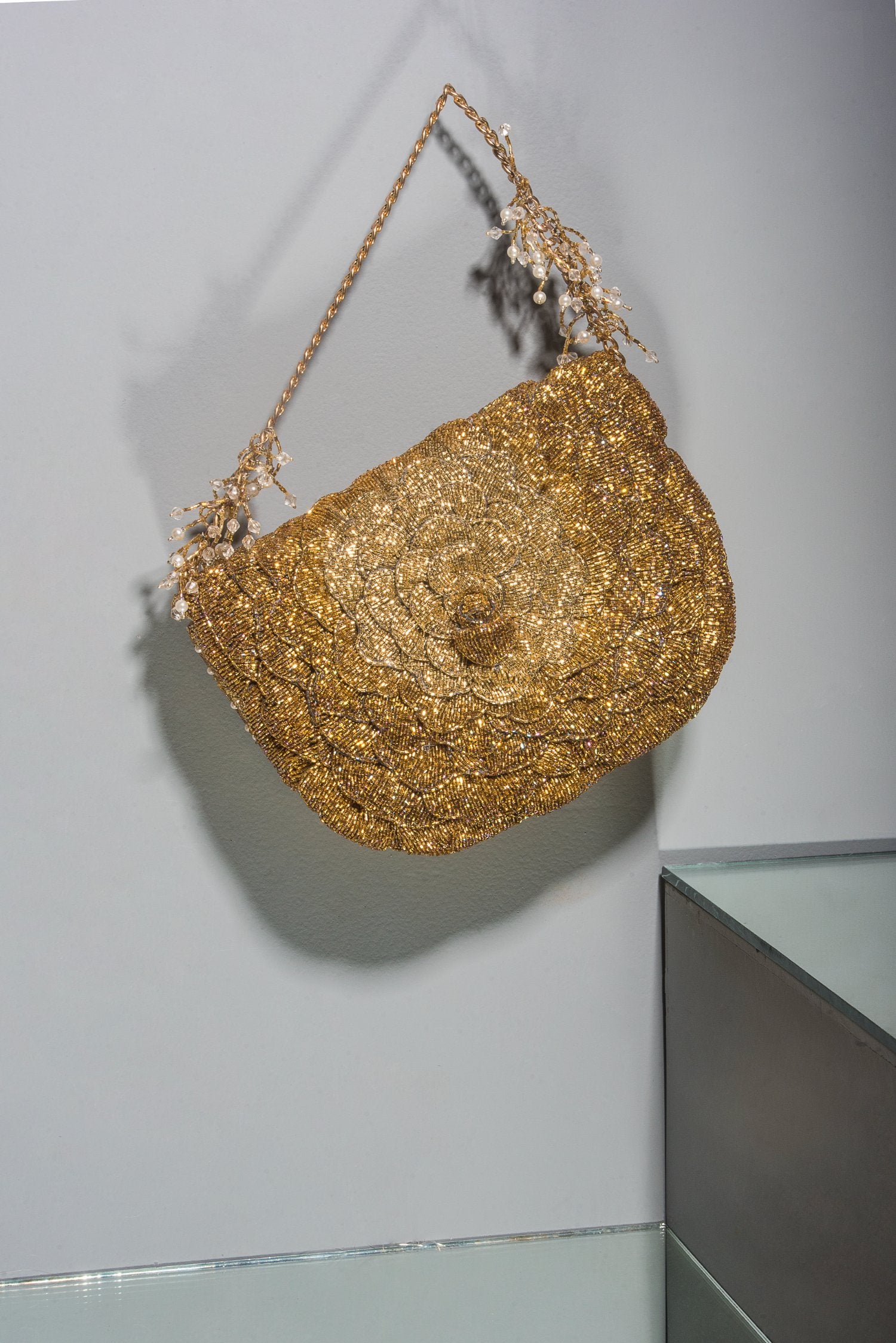 Coco Beaded Sling – Gold