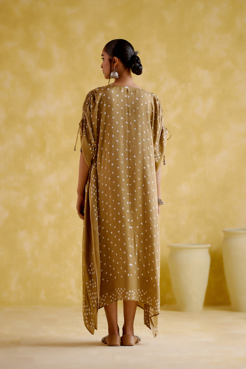 Dakshayani -Beige Kaftan