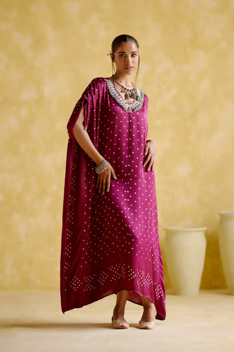 Dakshayani -Purple Kaftan