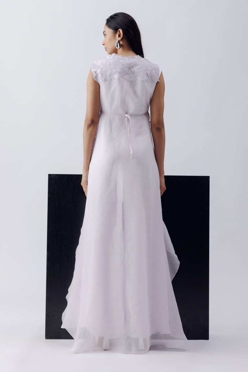 CUTWORK OVERLAY + JUMPSUIT