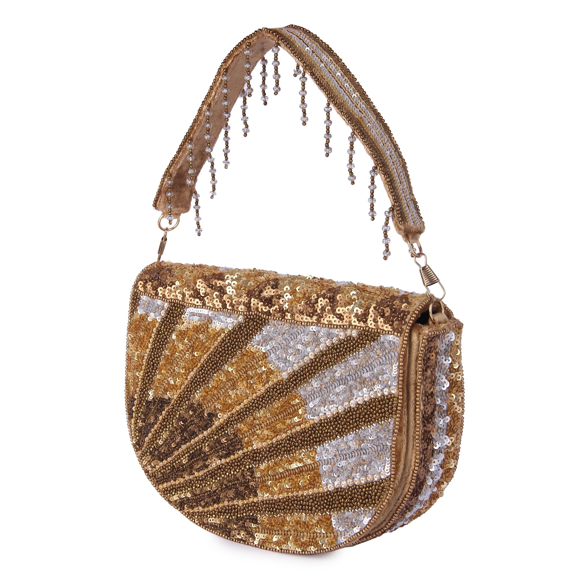 Golden Mihira Clutch