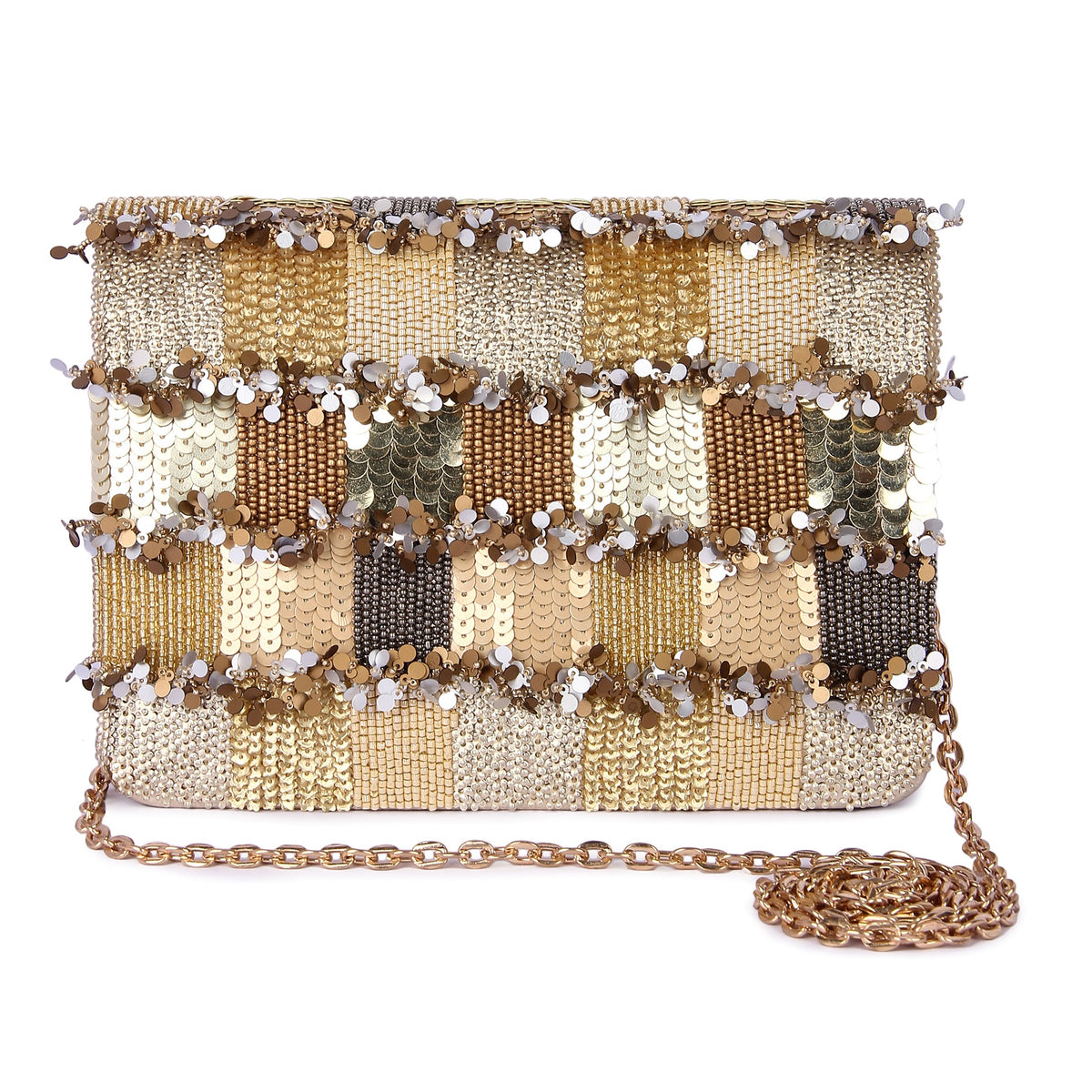 Khikhir Gold Clutch