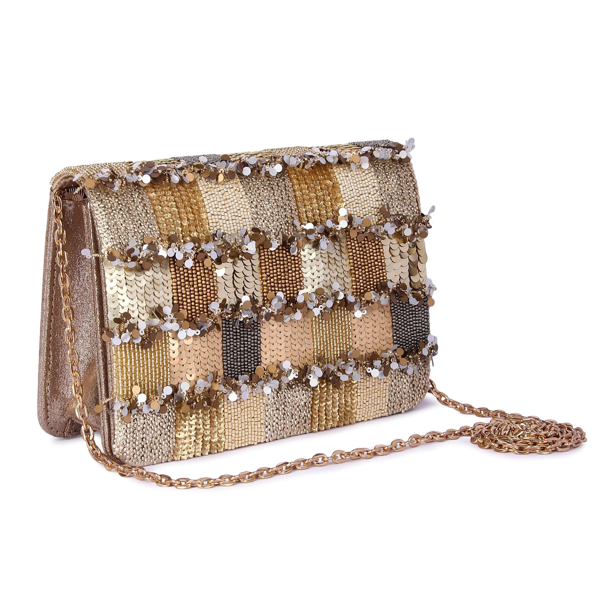 Khikhir Gold Clutch