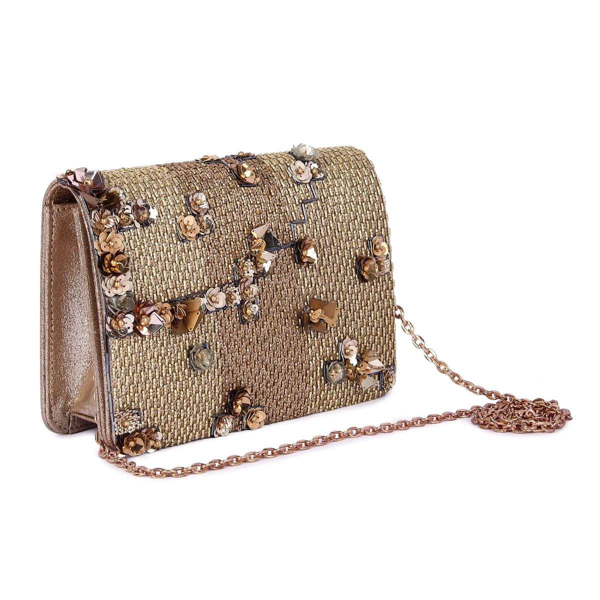 Shaamali Gold Clutch