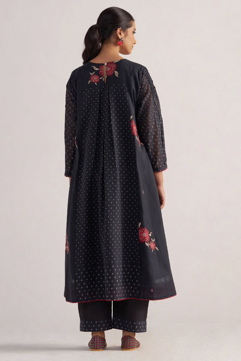 Printed Mul-Chanderi Co-ord Set