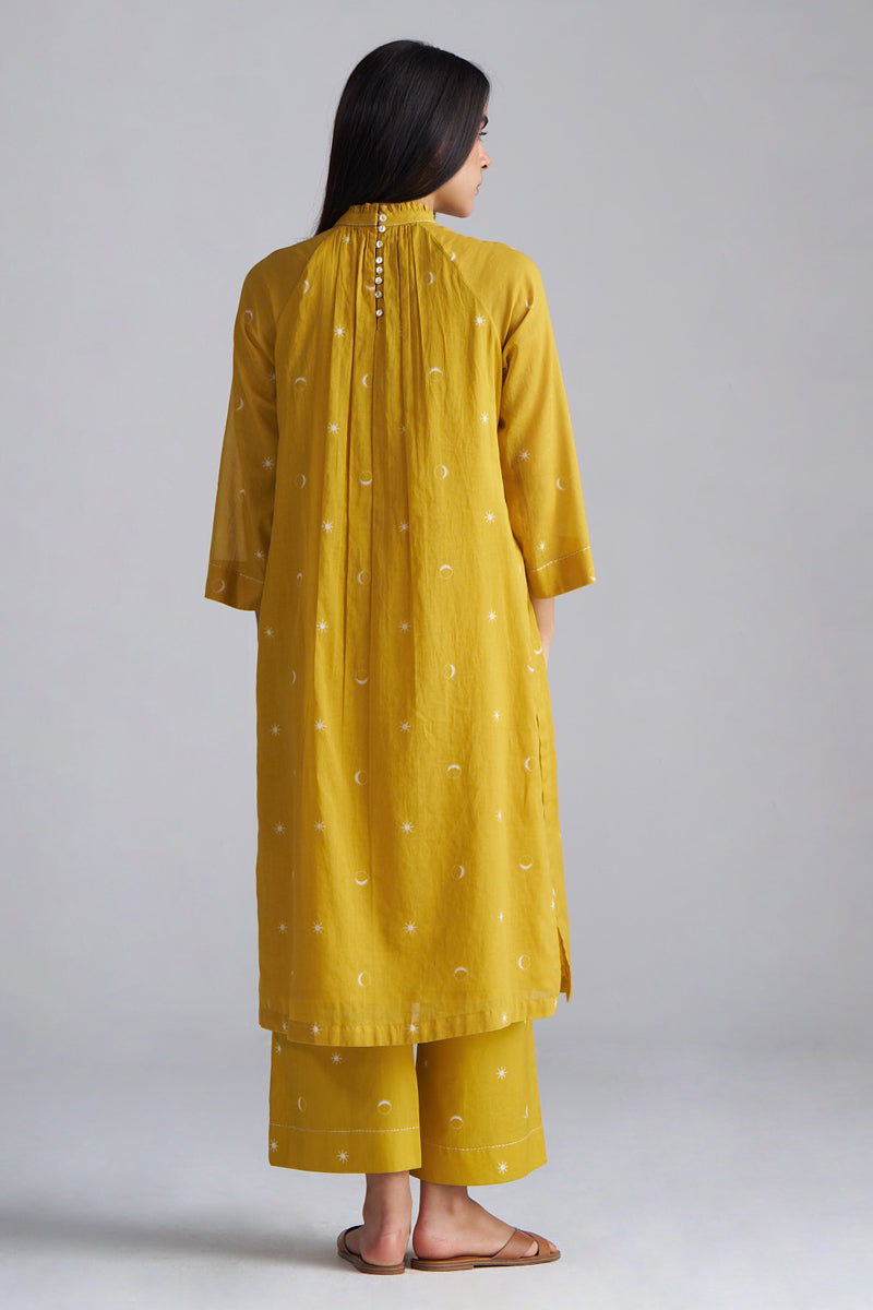 Nugget Gold Yellow Mul-Mul Co-ord Set