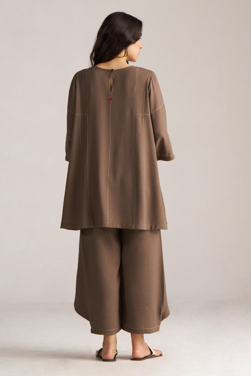 Rain Drum Brown Co-ord Set