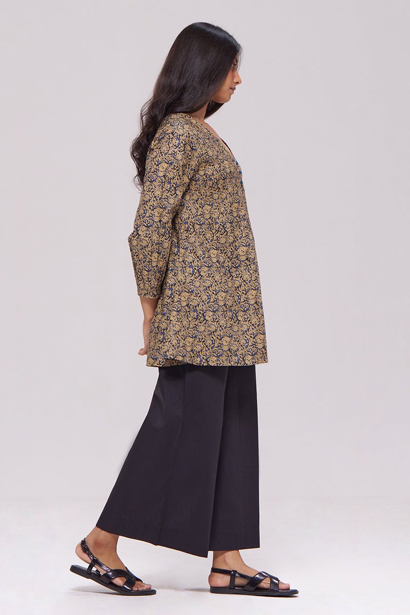 Black and Blue Cotton Co-ord Set