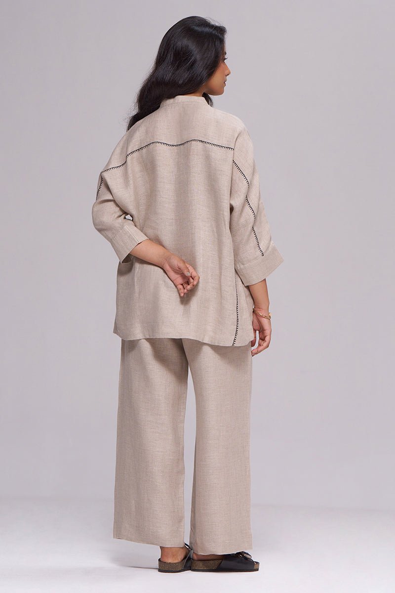 Undyed Natural Linen Co-ord Set
