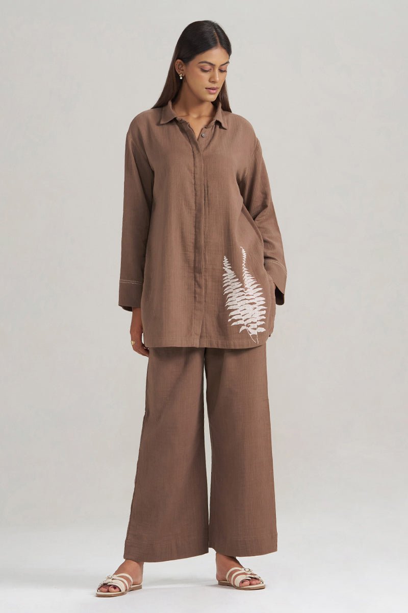 Chocolate and Fern Co-ord Set