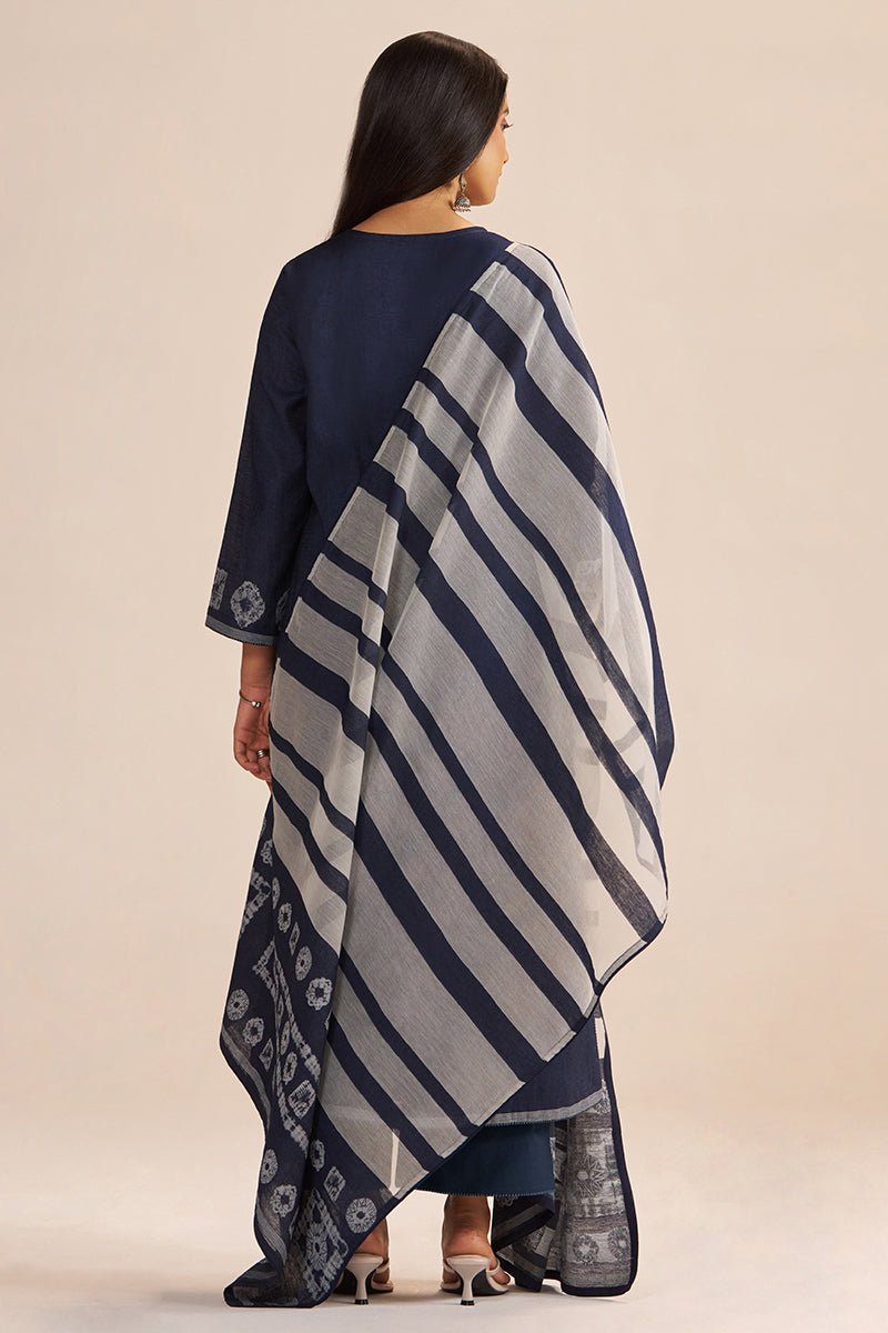 Denim Blue Kurta Set