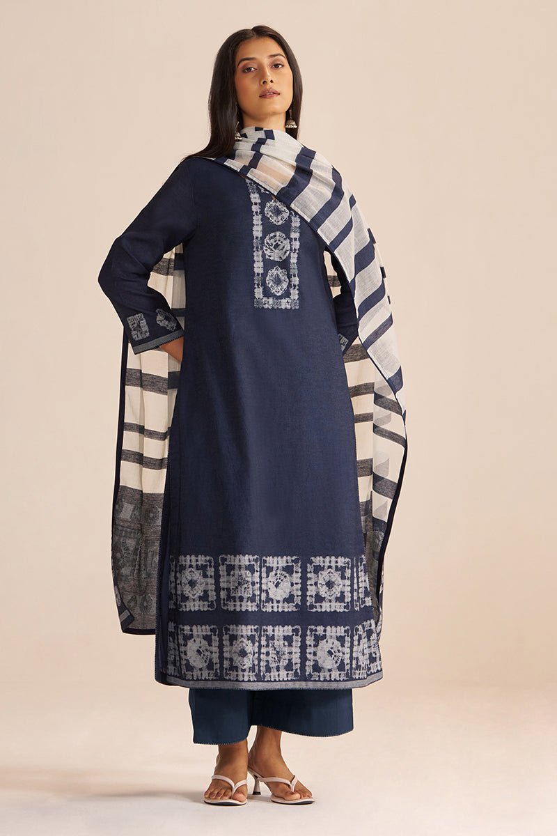 Denim Blue Kurta Set