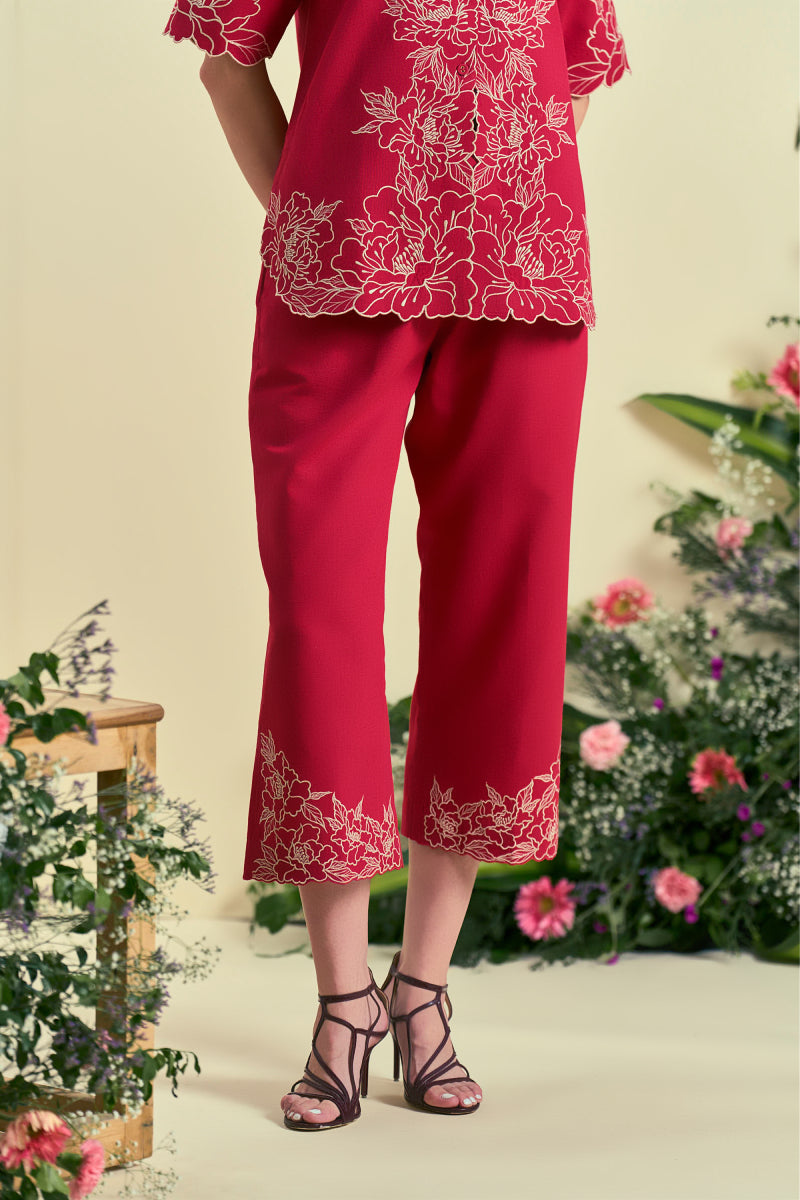 Origani Red Amara Pant