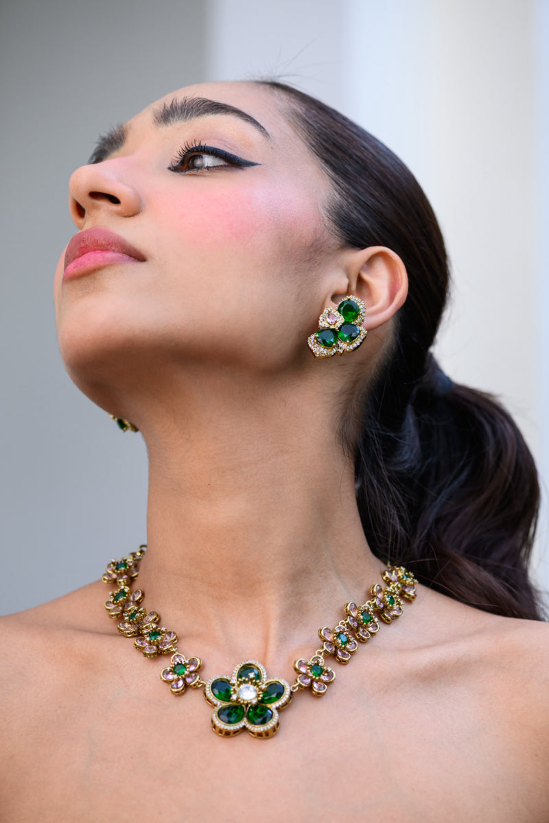 Flora Emerald Necklace