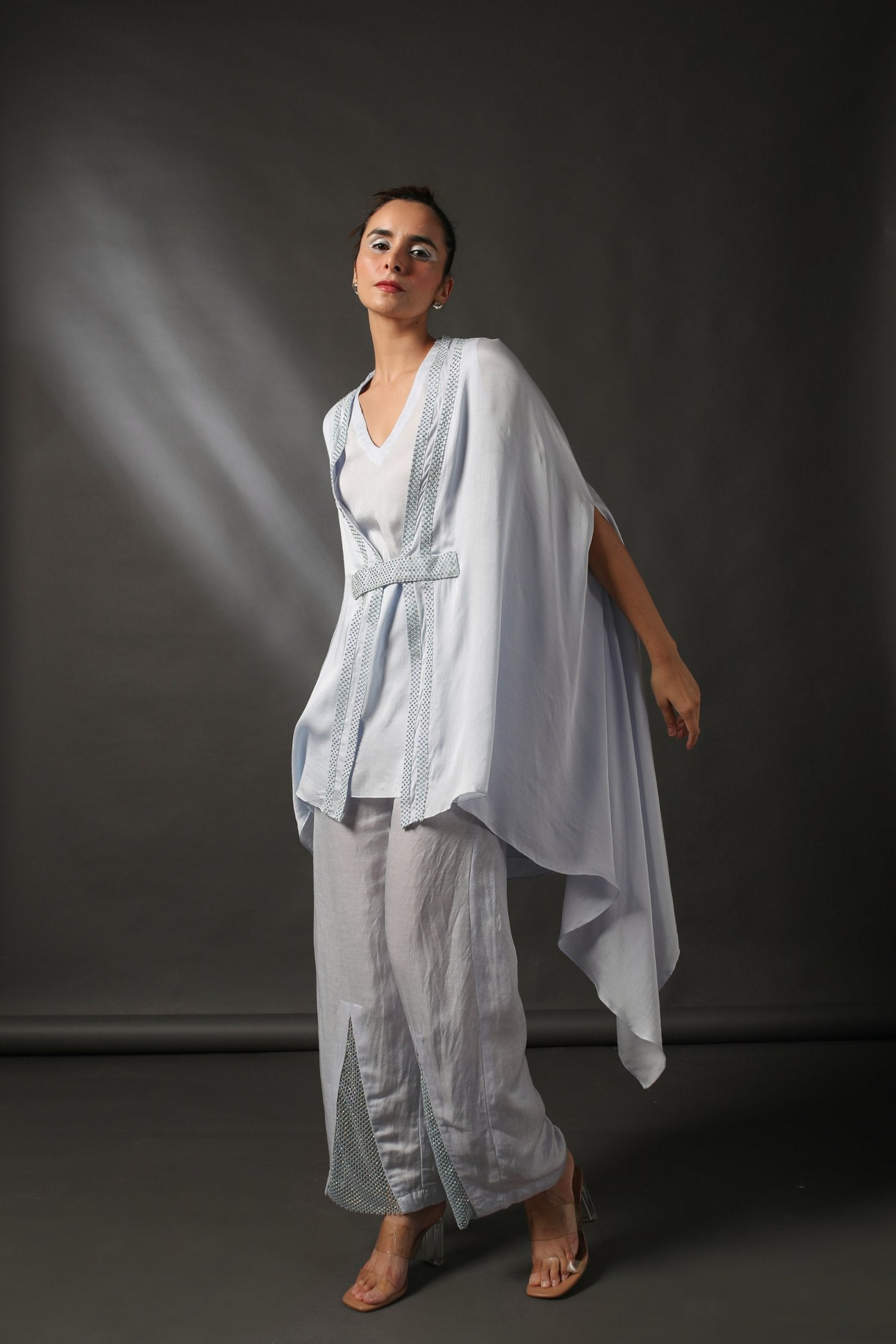 Powder Blue 3 Piece Co-Ord Set