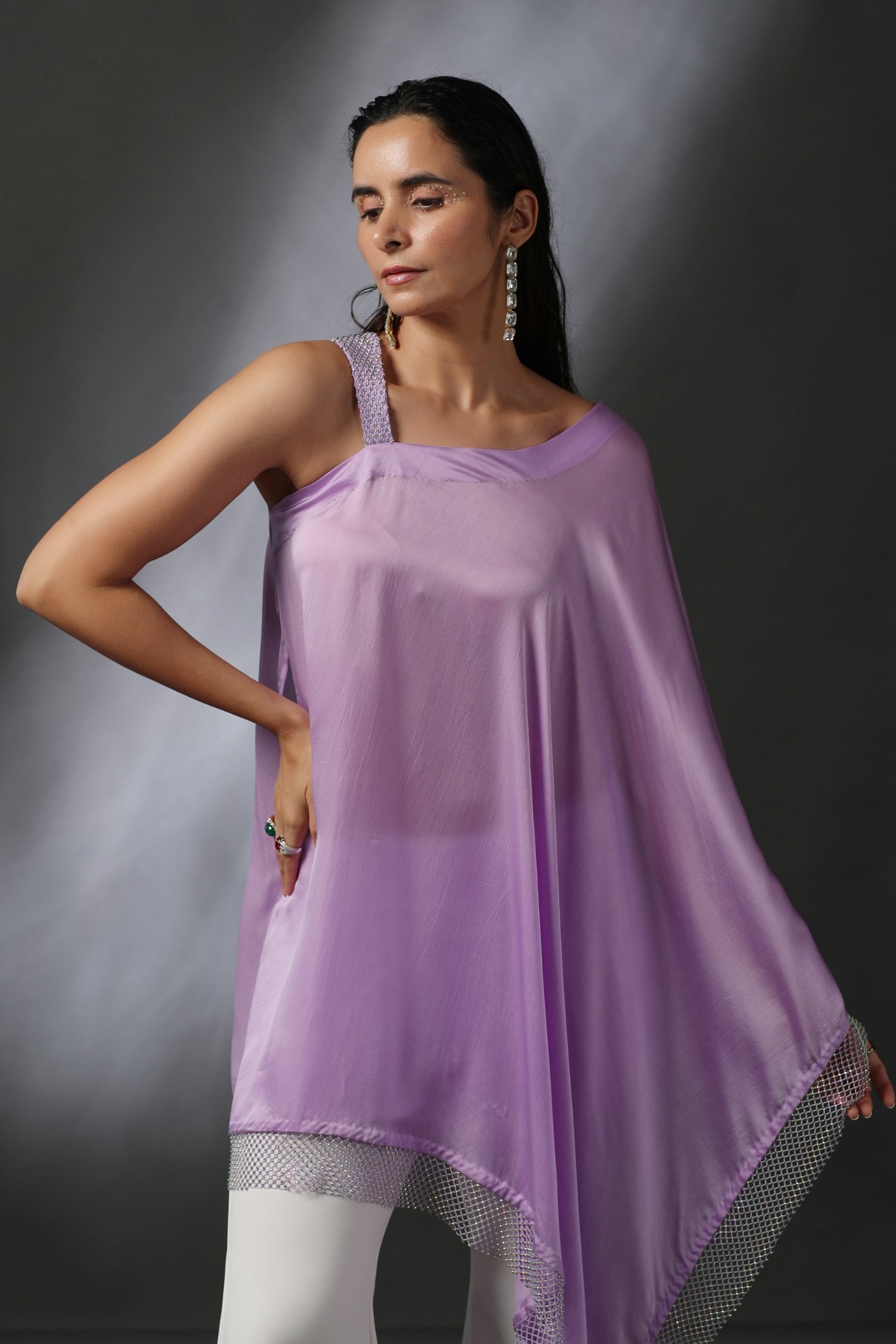 One Shoulder Tunic & Pant Set