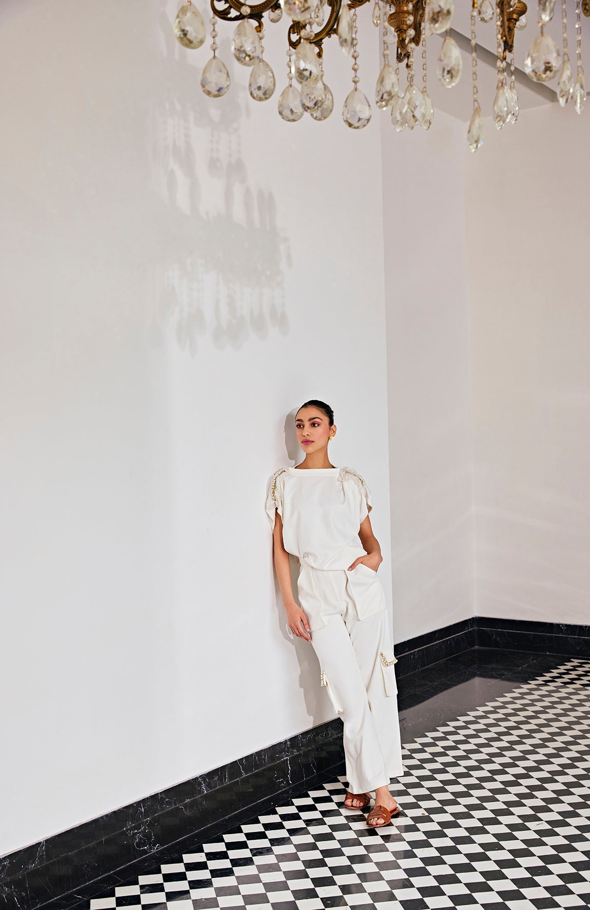 Gold Ruffle Track Set