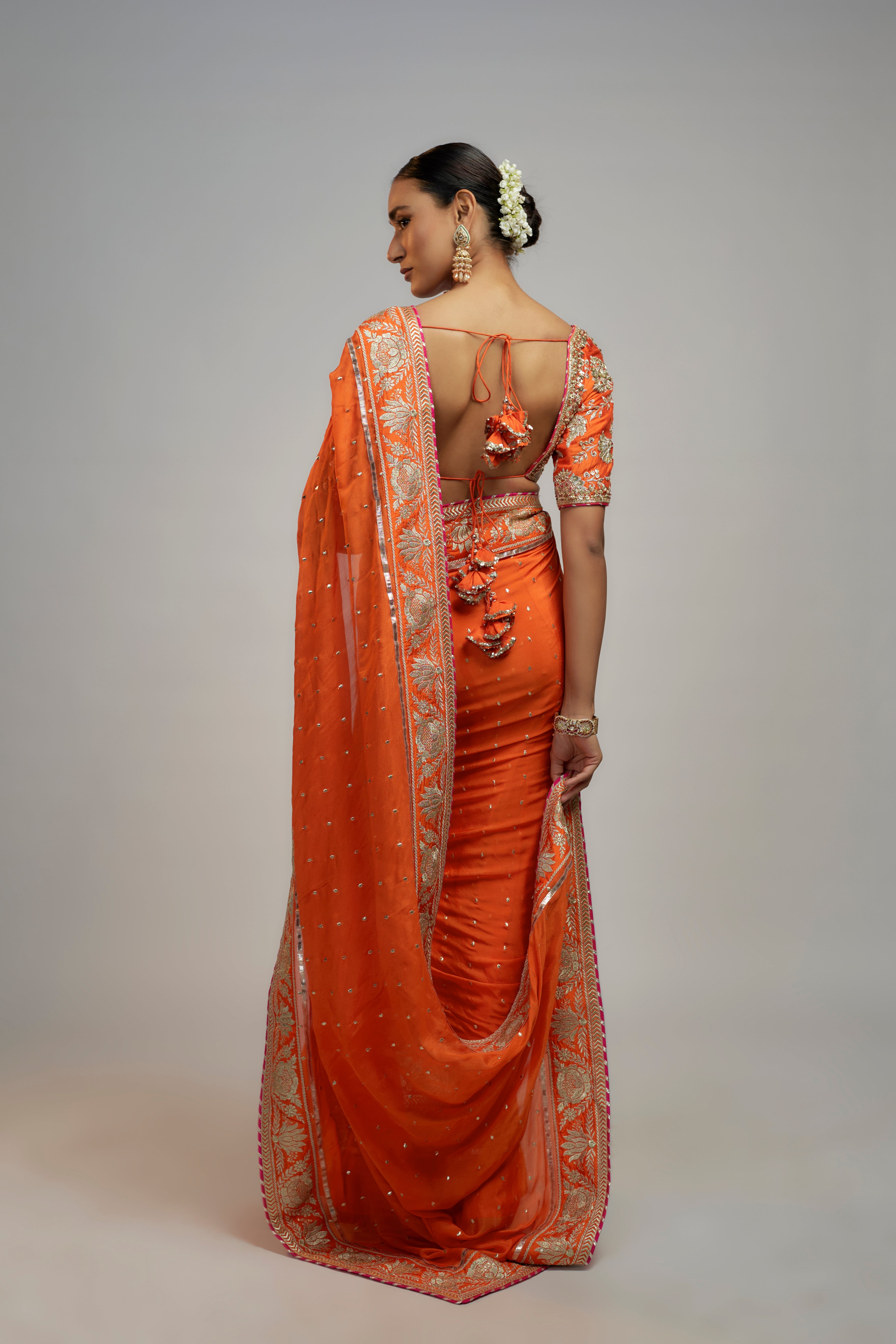 Golconda Fez Saree Set