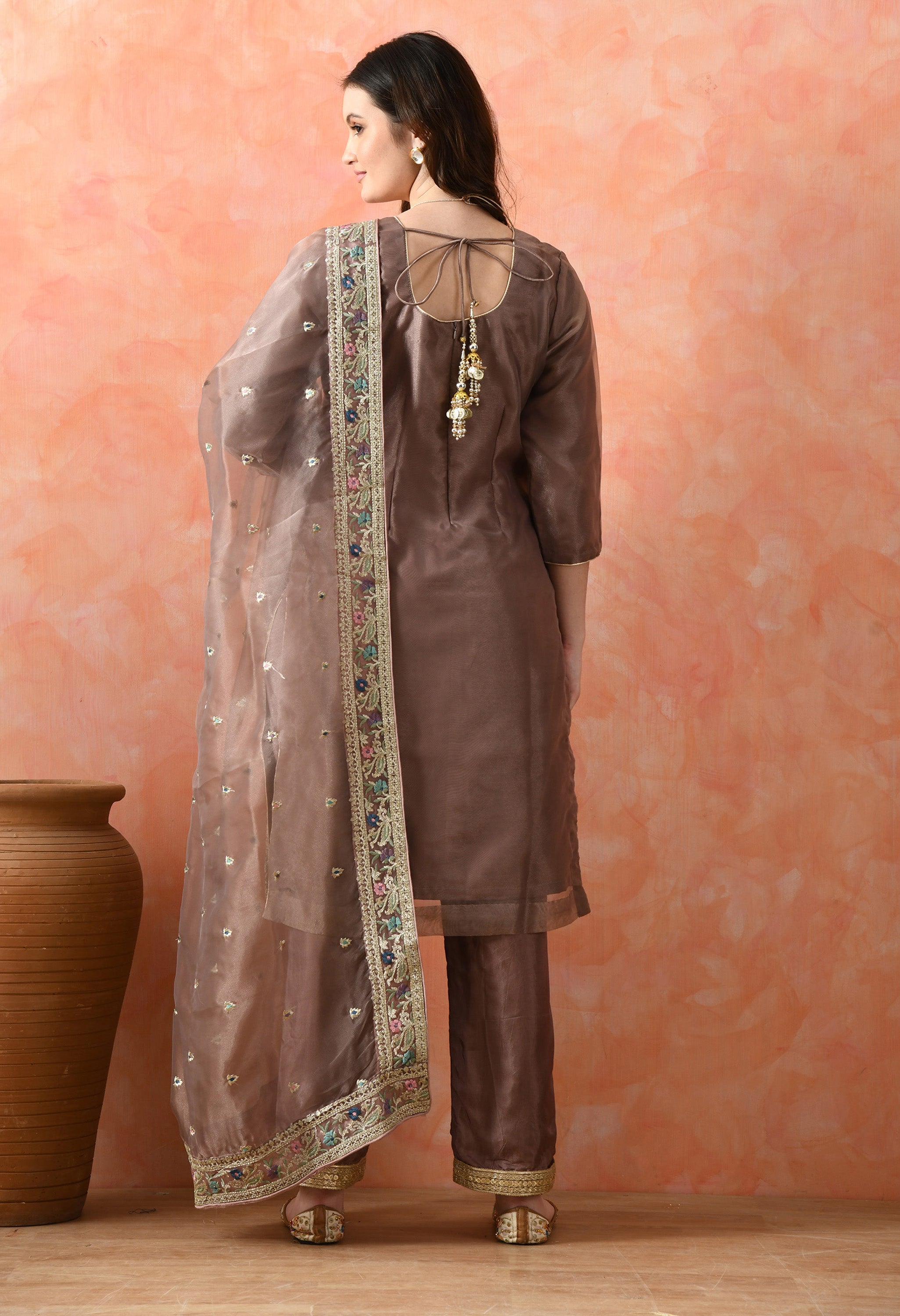 Purple Kurta Set