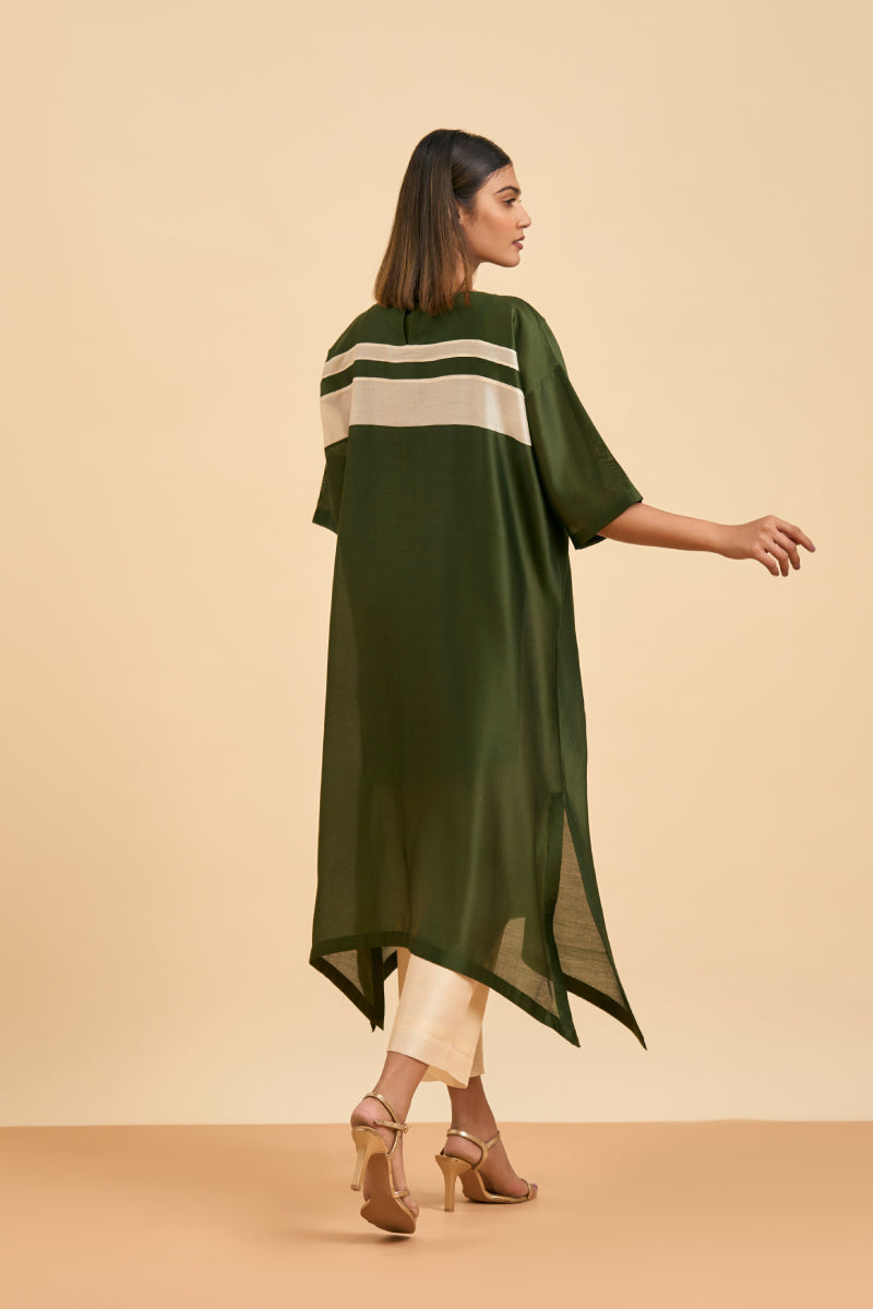 Olive Elegance Suit Set