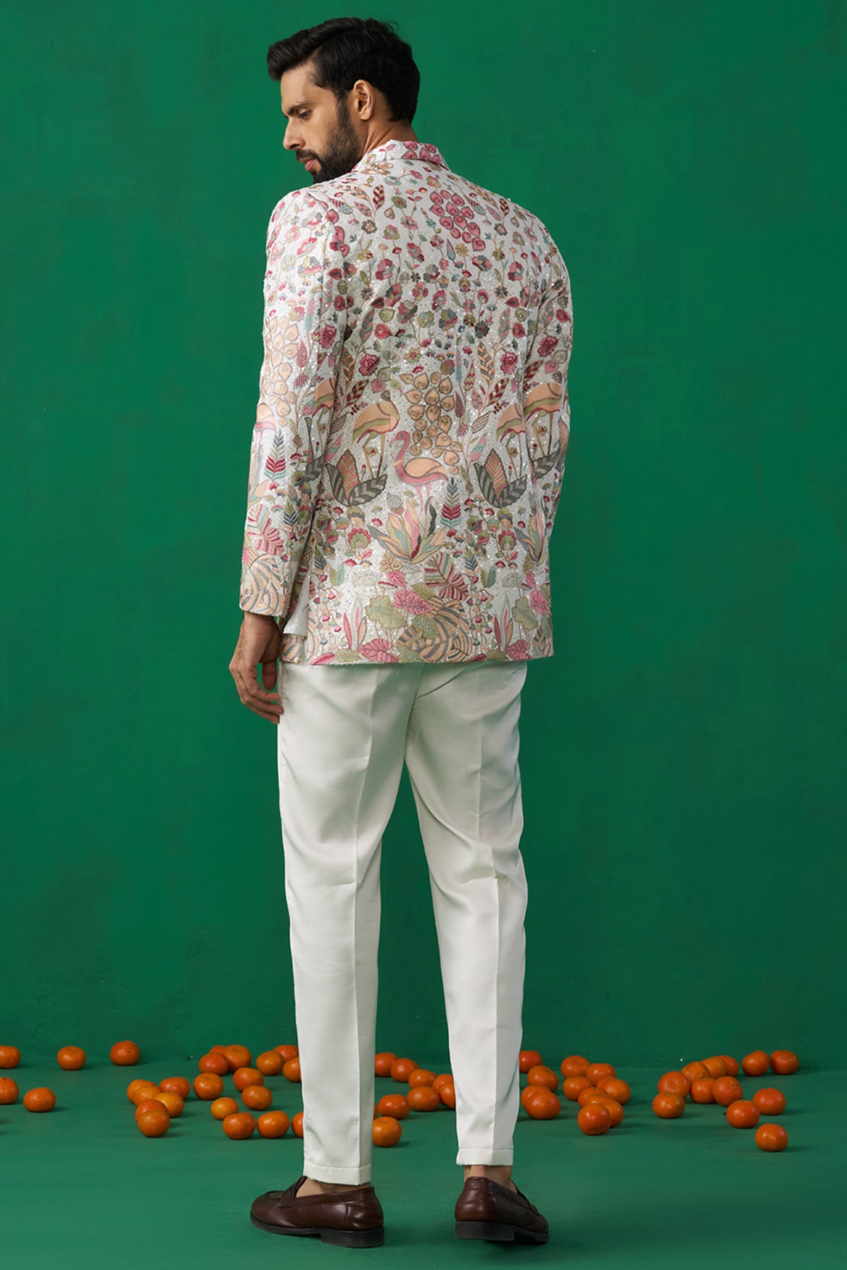 HANSRAJ IVORY JODHPURI SET