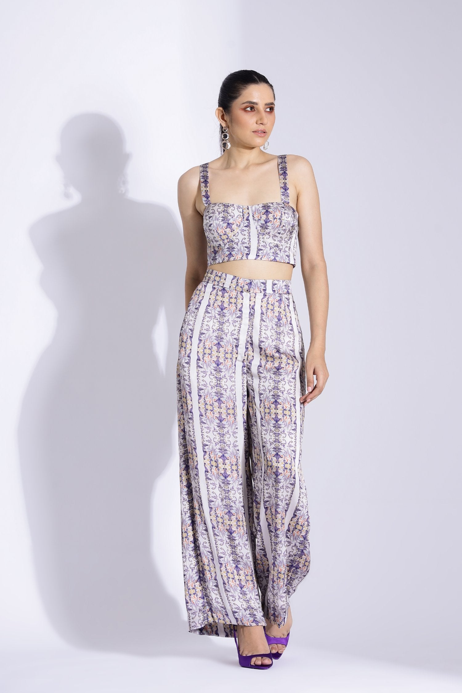 Bustier With Straight Pants