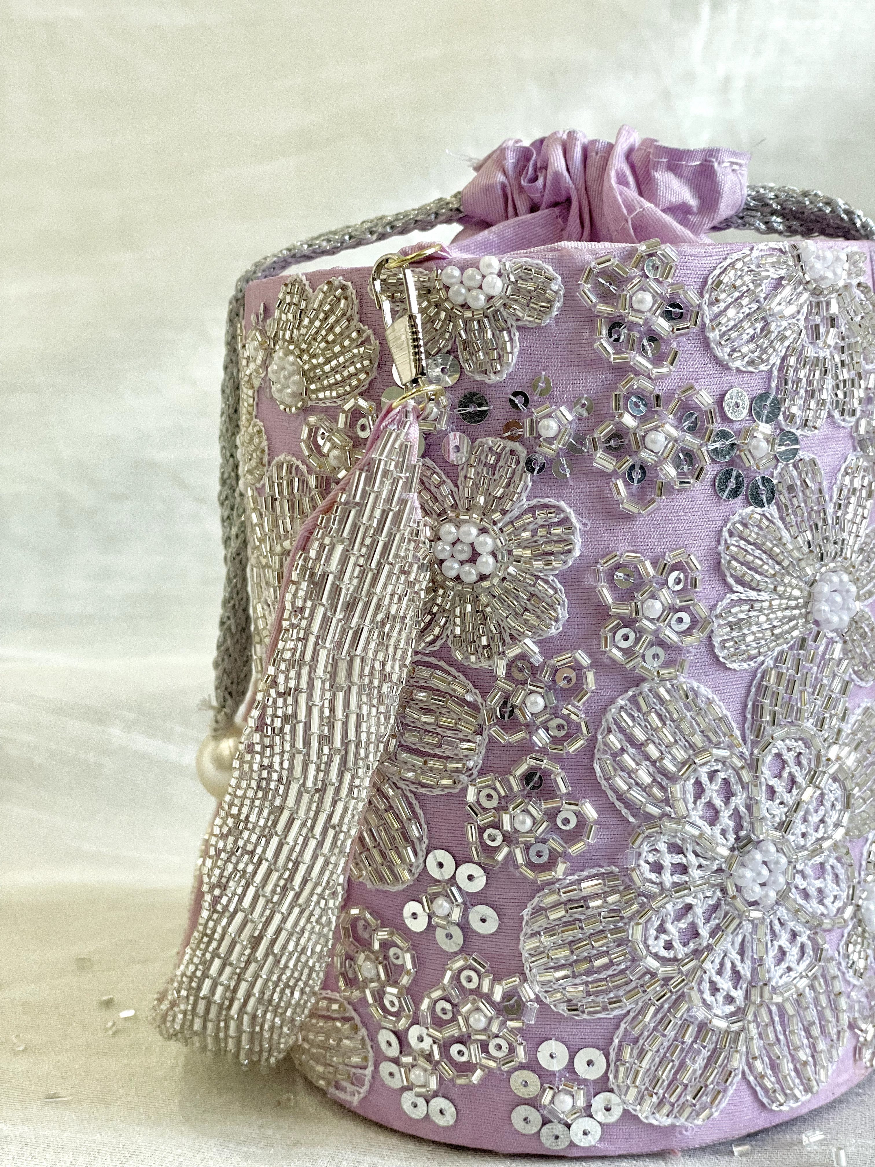 Elixir Floral Lavender Circular Bag