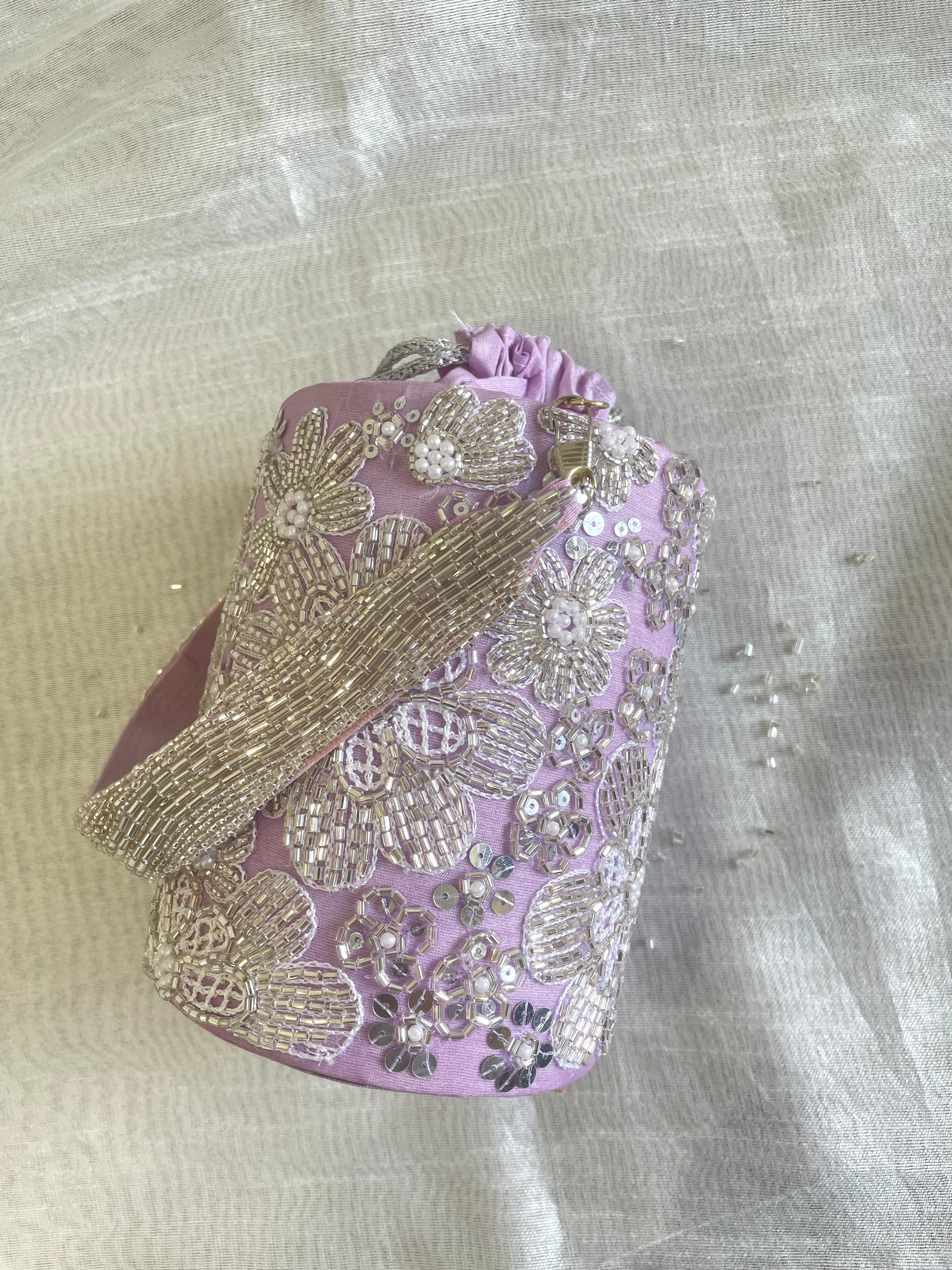 Elixir Floral Lavender Circular Bag