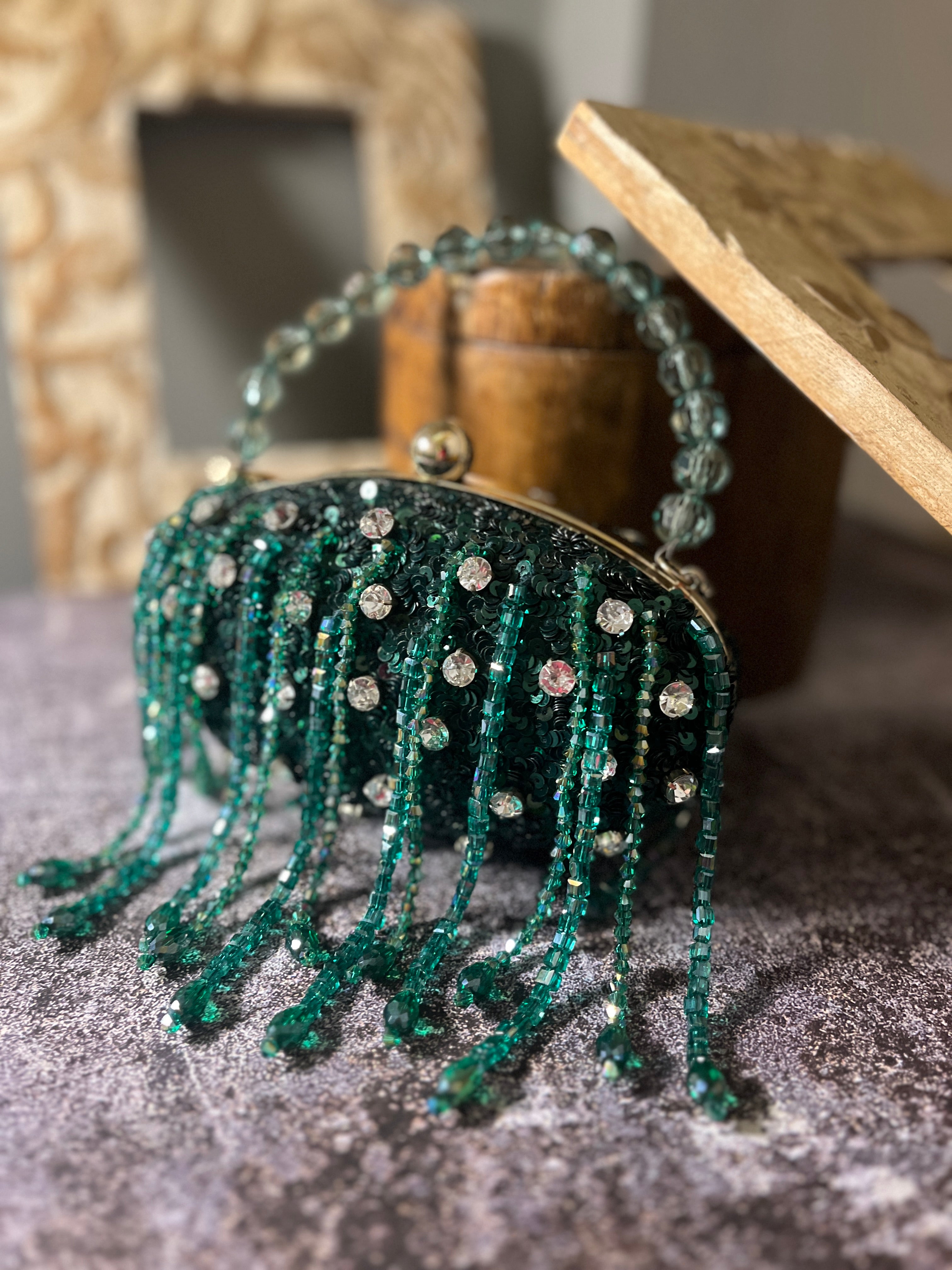 Oval Green Bag
