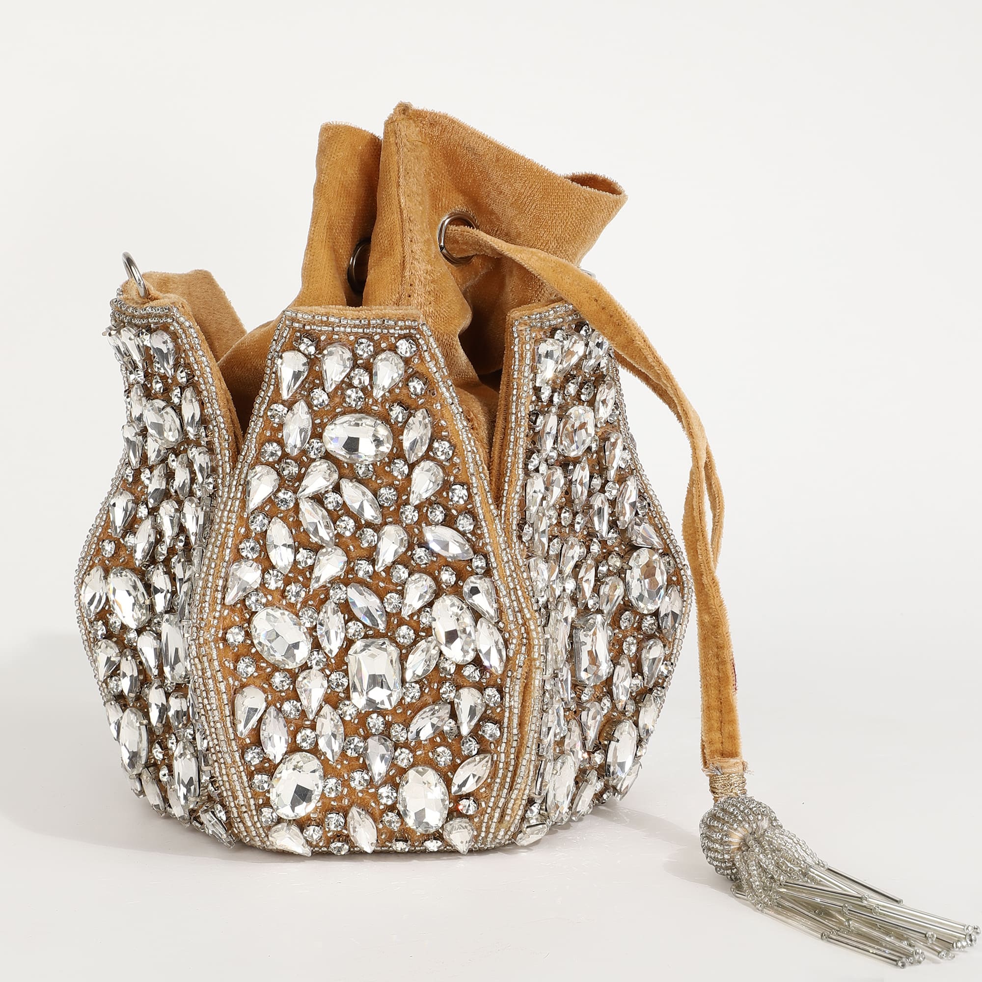 THE TAN CLAN Jhalak Potli Bag with Handle