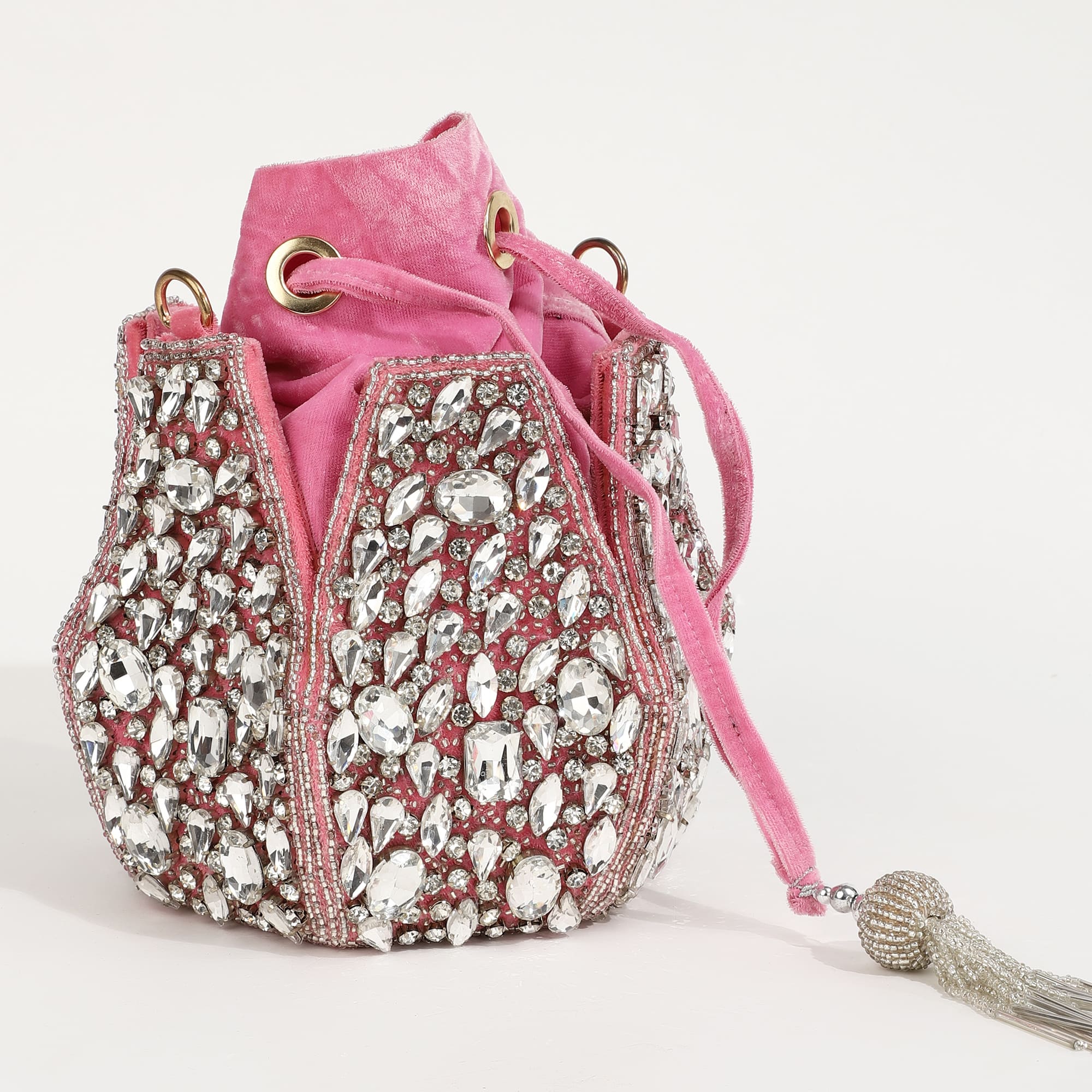 THE TAN CLAN Jhalak Potli Bag with Handle