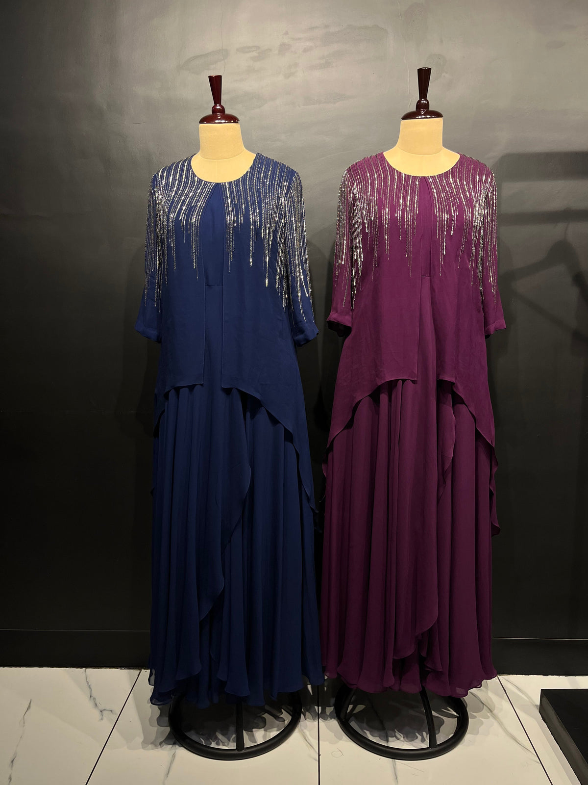 Layered Evening Gown